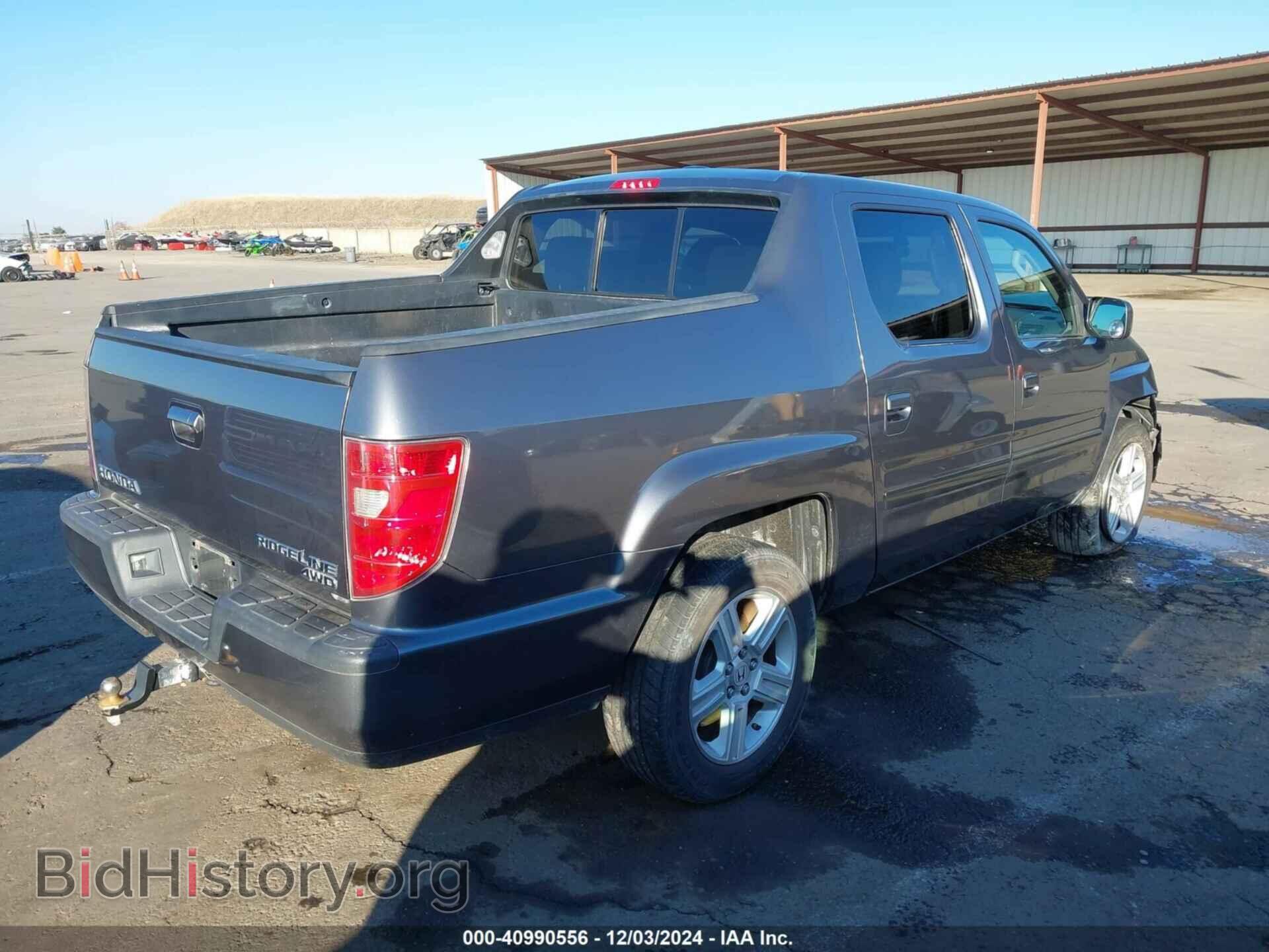 2011 HONDA RIDGELINE - VIN: 5FPYK1F52BB455191 - Photo 4