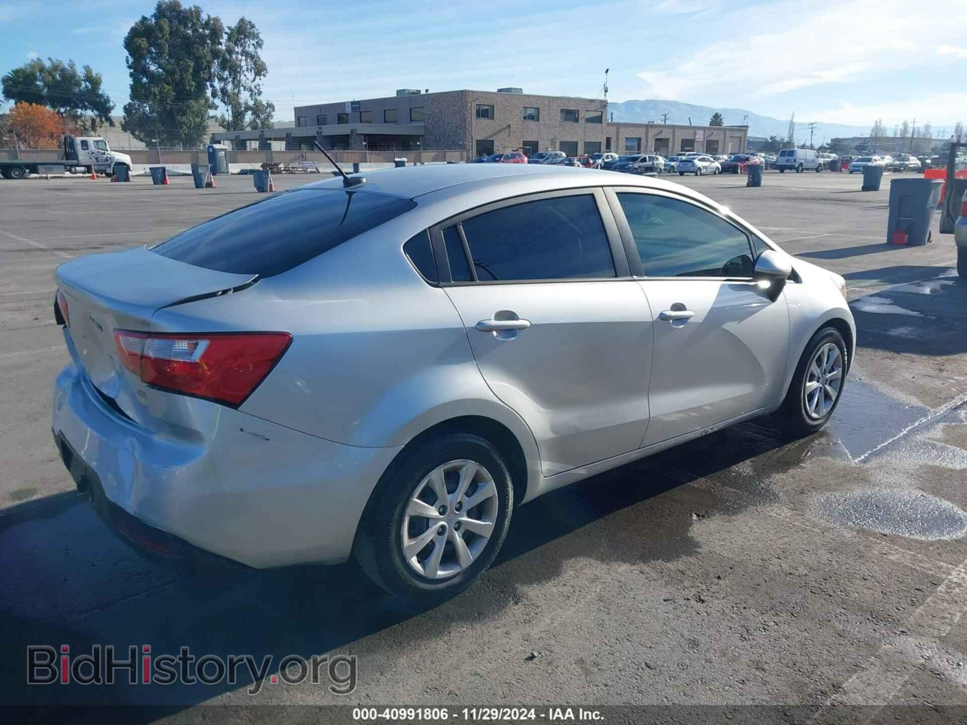 2012 KIA RIO - VIN: KNADM4A36C6046985 - Фото 4