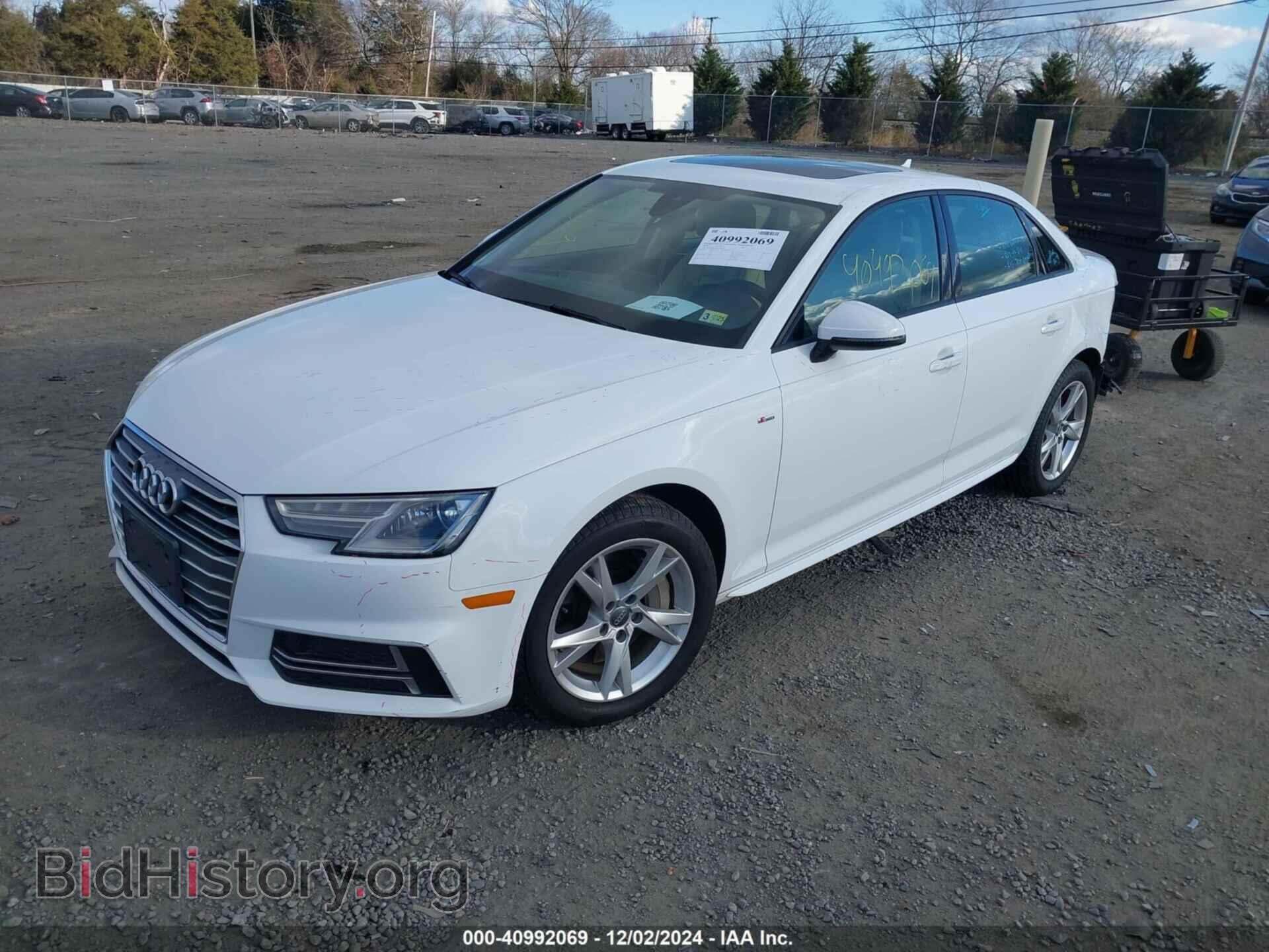2018 AUDI A4 - VIN: WAUDNAF43JA140877 - Фото 2