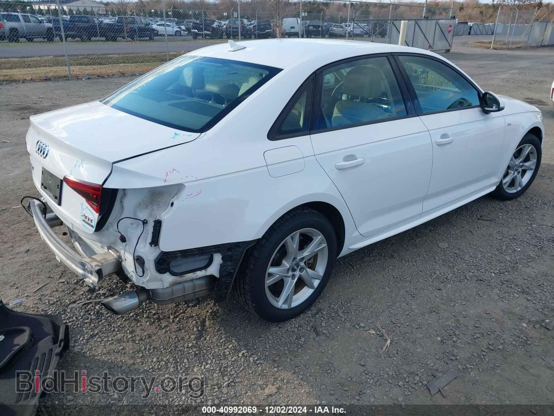 2018 AUDI A4 - VIN: WAUDNAF43JA140877 - Фото 4