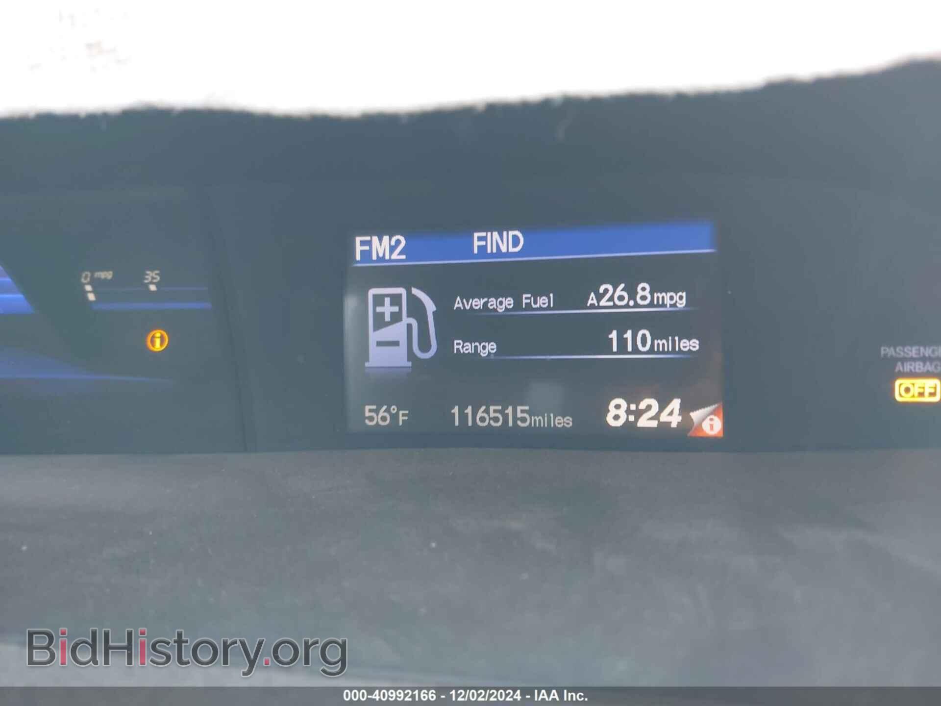 2012 HONDA CIVIC - VIN: 2HGFB2F83CH301232 - Фото 7