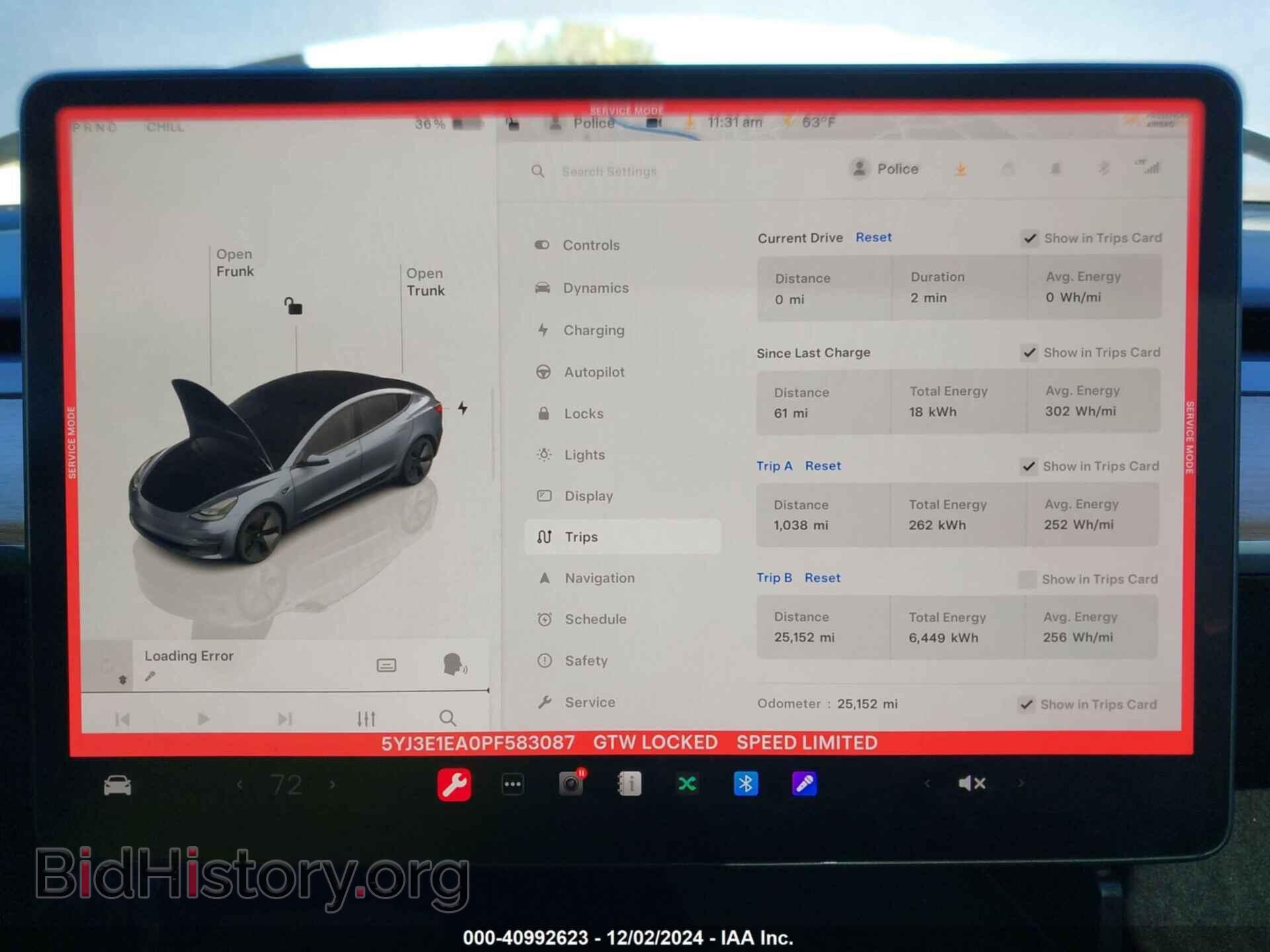 2023 TESLA MODEL 3 - VIN: 5YJ3E1EA0PF583087 - Фото 7