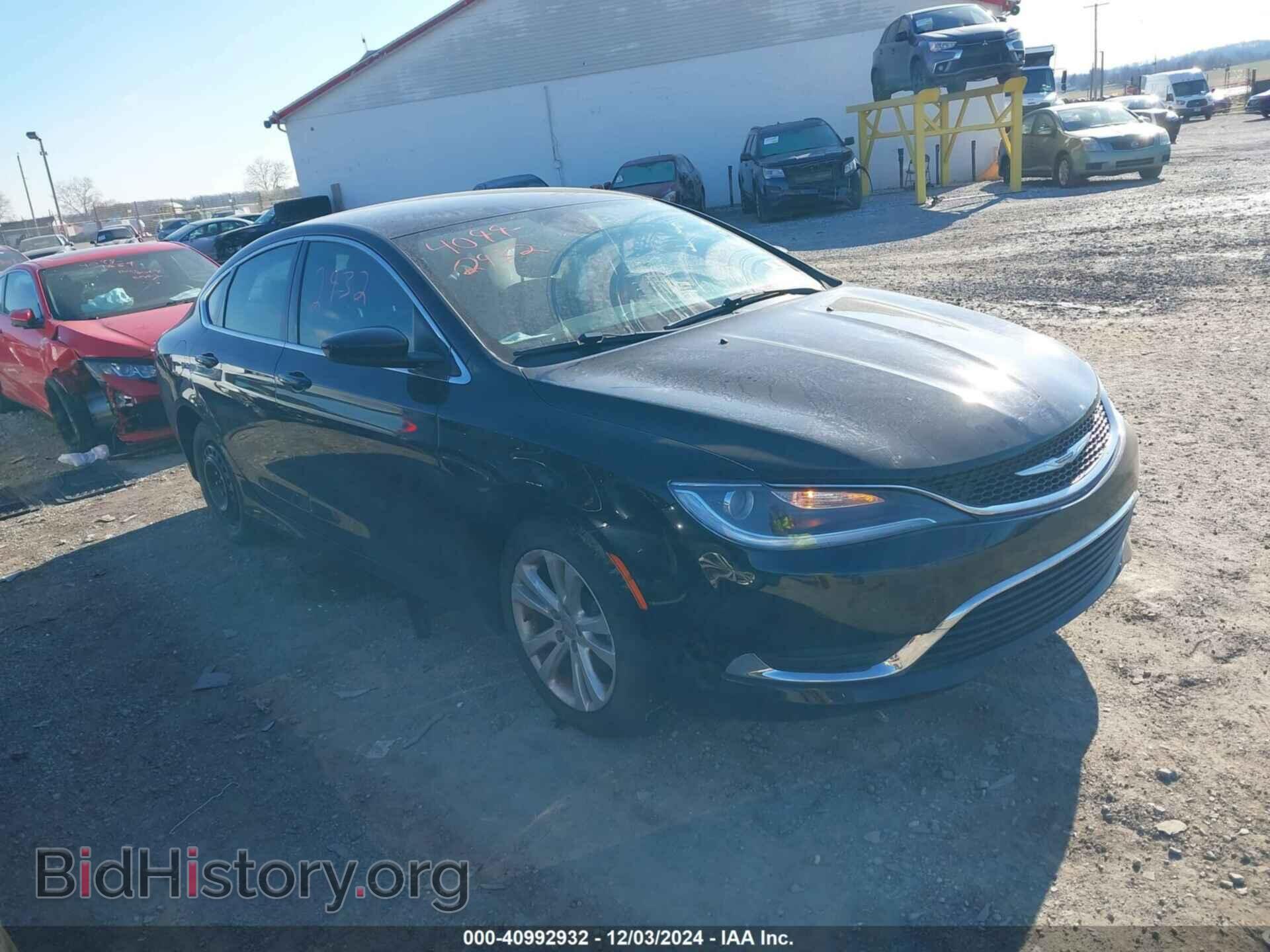 Фотография 1C3CCCABXGN191322 - CHRYSLER 200 2016