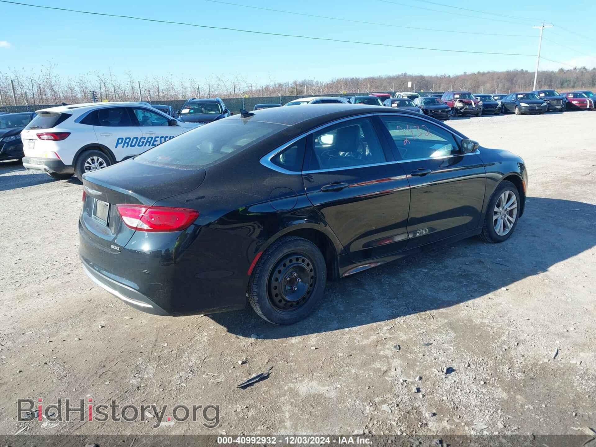 2016 CHRYSLER 200 - VIN: 1C3CCCABXGN191322 - Фото 4
