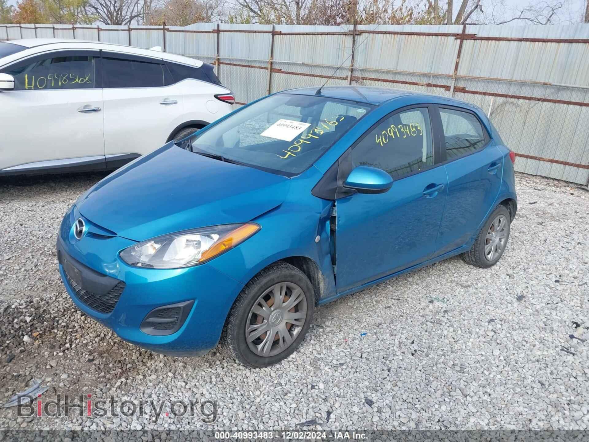 2012 MAZDA MAZDA2 - VIN: JM1DE1KY2C0151146 - Фото 2
