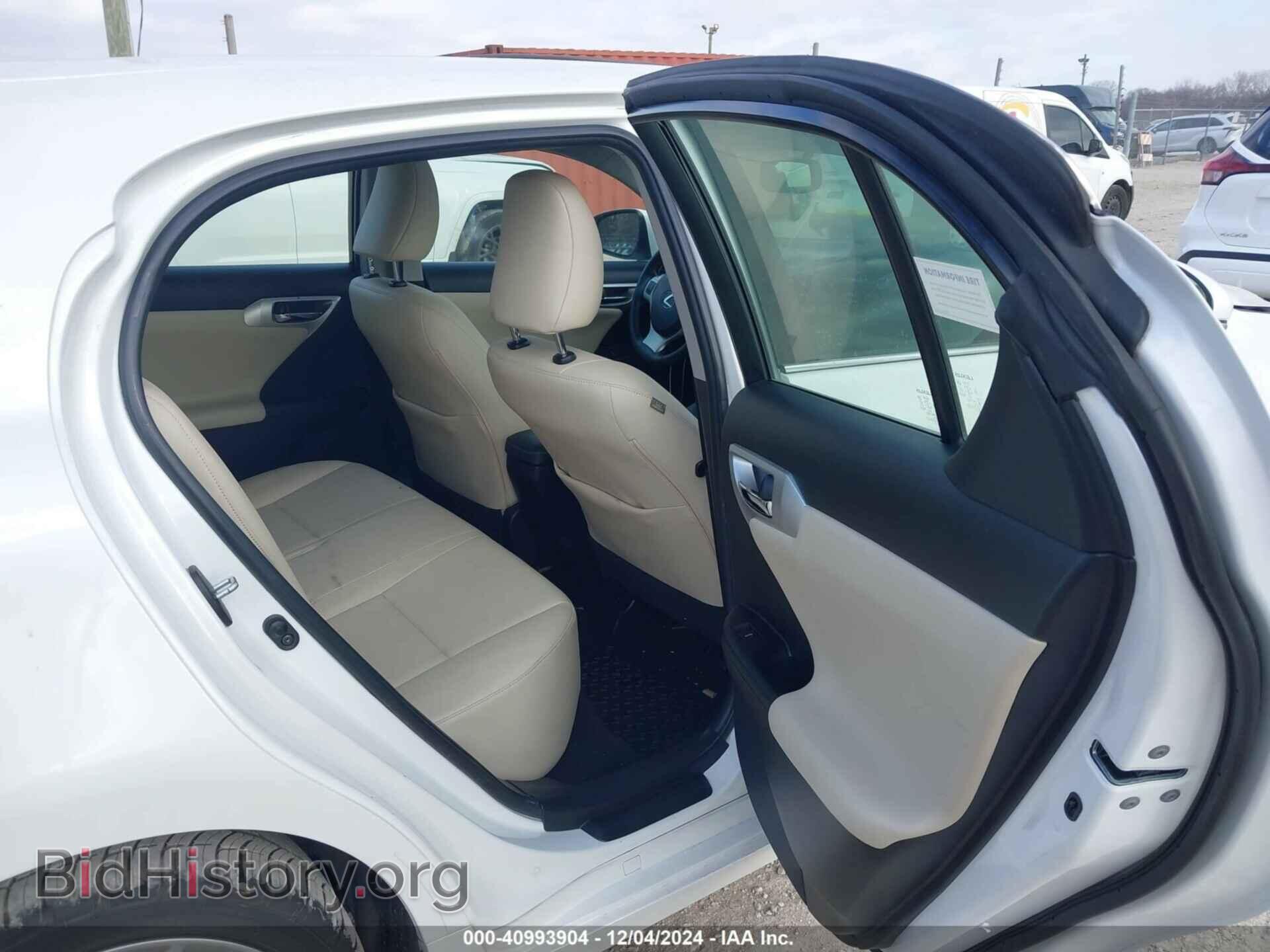 2013 LEXUS CT 200H - VIN: JTHKD5BH2D2172259 - Фото 8