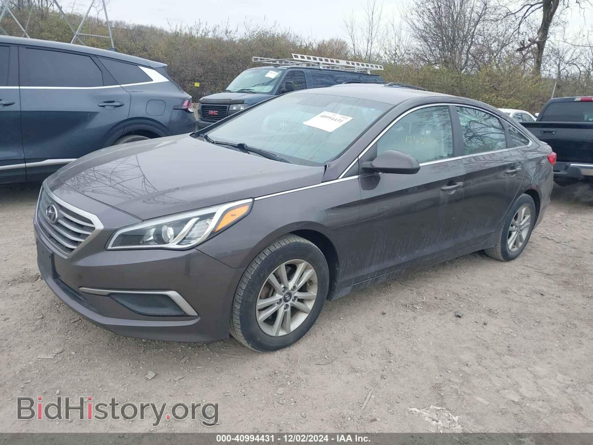 2017 HYUNDAI SONATA - VIN: 5NPE24AF6HH532149 - Фото 2