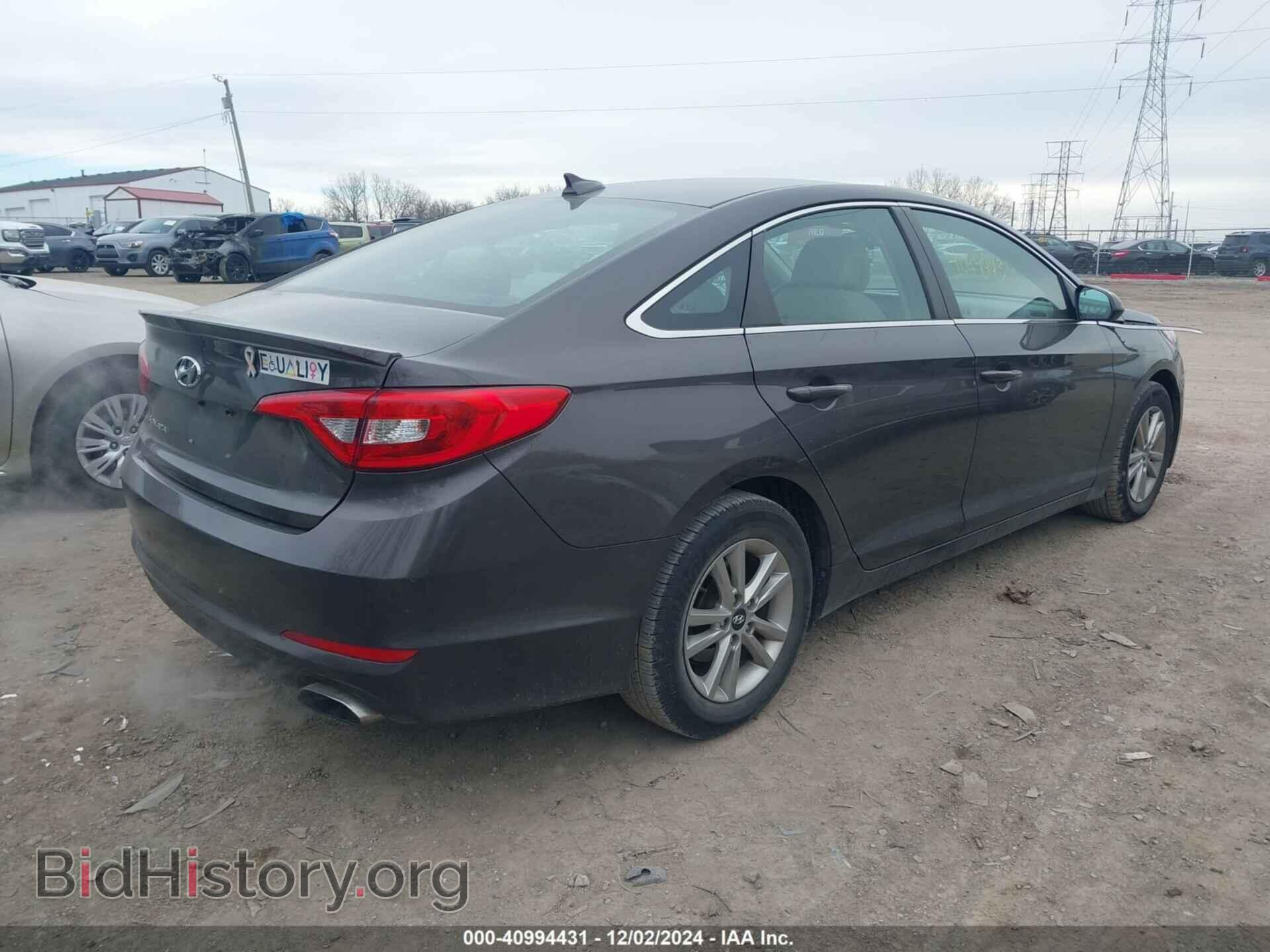 2017 HYUNDAI SONATA - VIN: 5NPE24AF6HH532149 - Фото 4