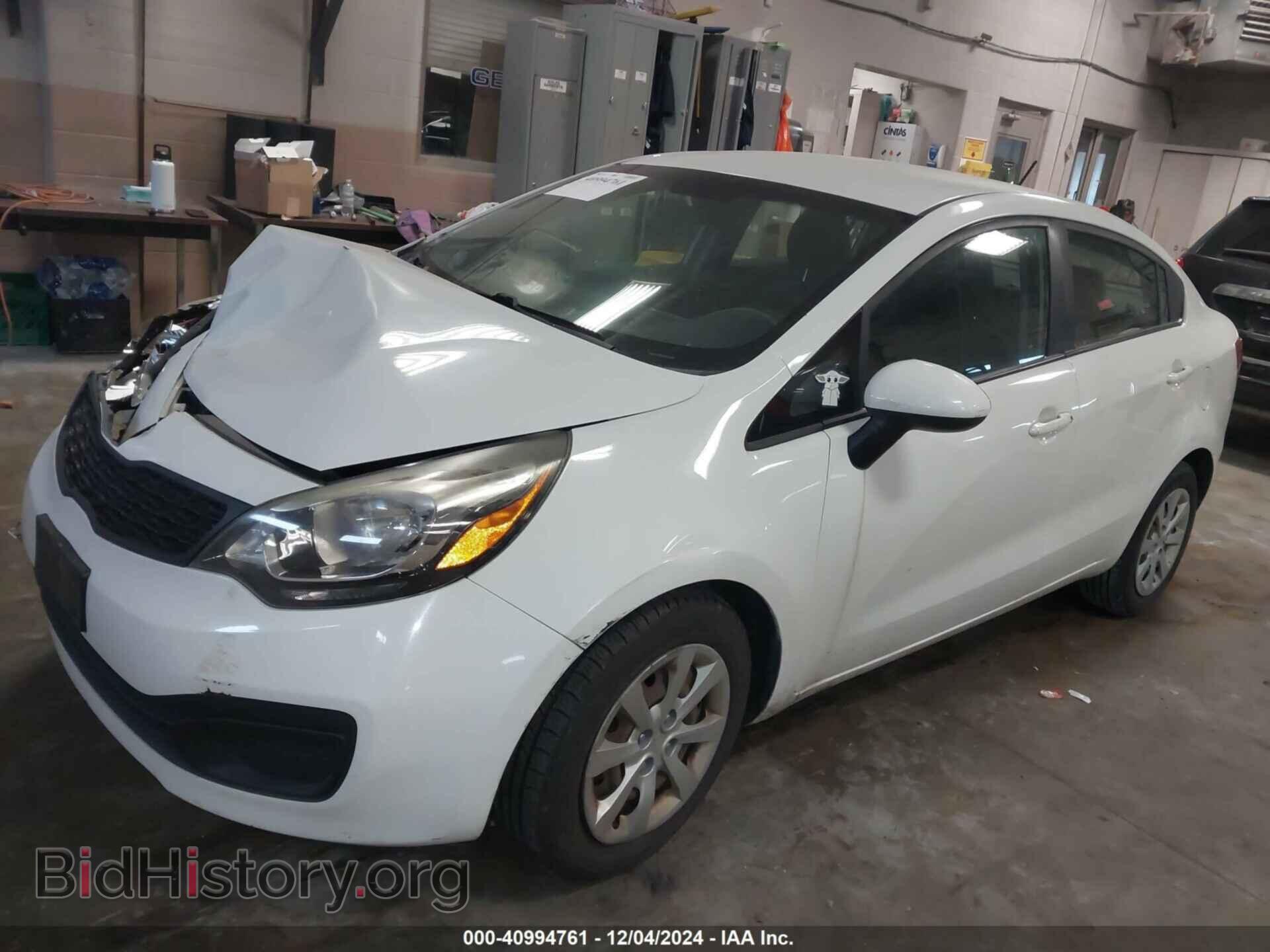 2013 KIA RIO - VIN: KNADM4A33D6224160 - Фото 2