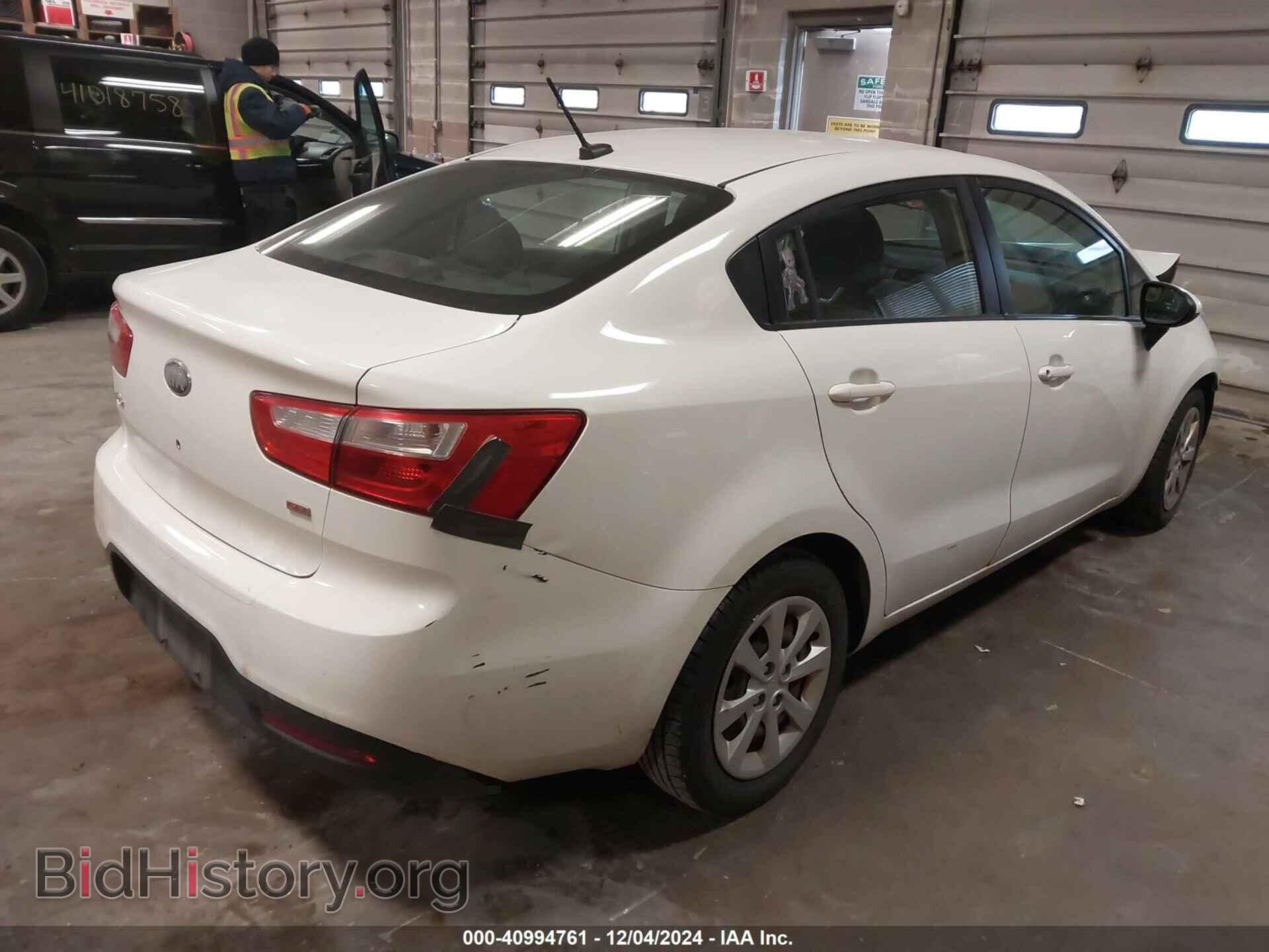 2013 KIA RIO - VIN: KNADM4A33D6224160 - Фото 4