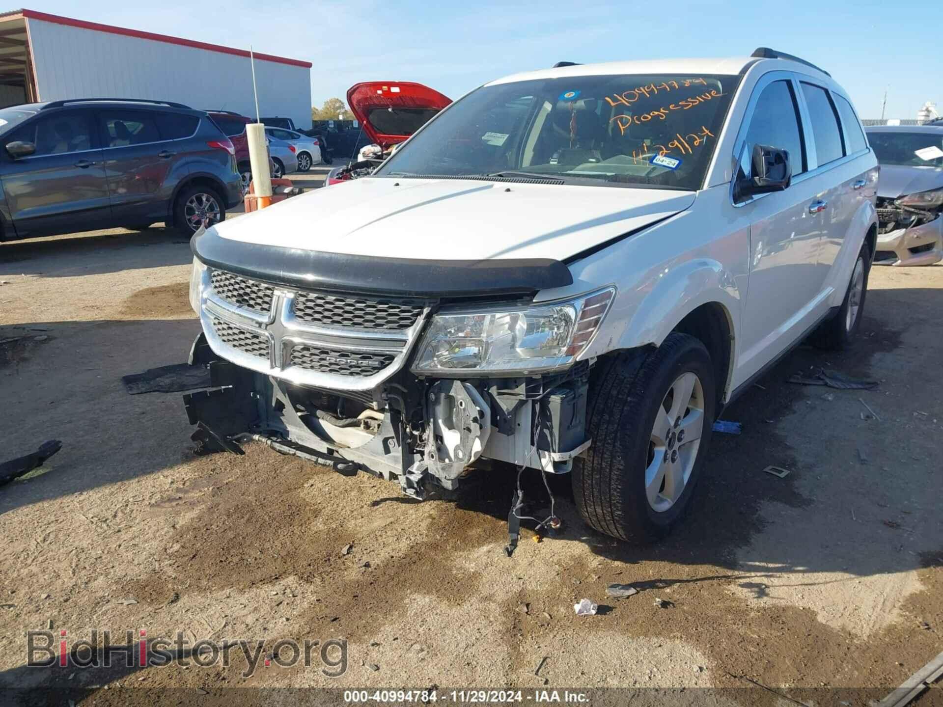 2012 DODGE JOURNEY - VIN: 3C4PDCBG8CT169821 - Фото 2