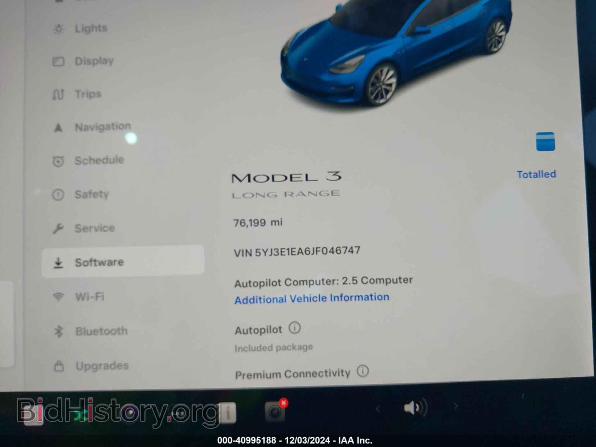 2018 TESLA MODEL 3 - VIN: 5YJ3E1EA6JF046747 - Photo 7
