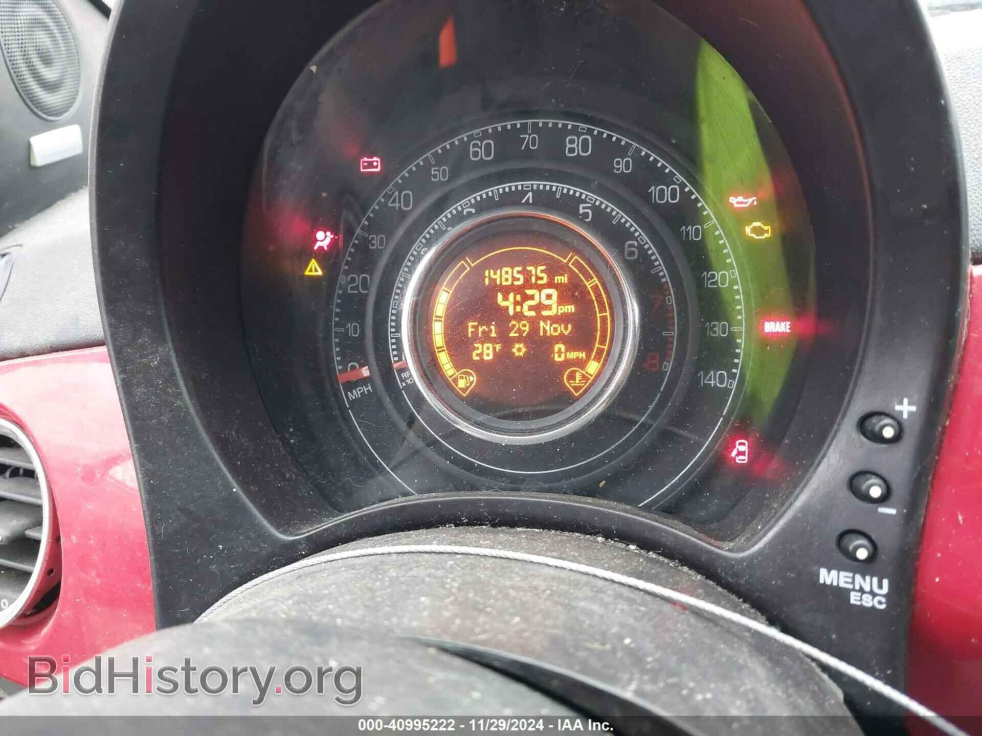 2012 FIAT 500 - VIN: 3C3CFFBR3CT335212 - Фото 7