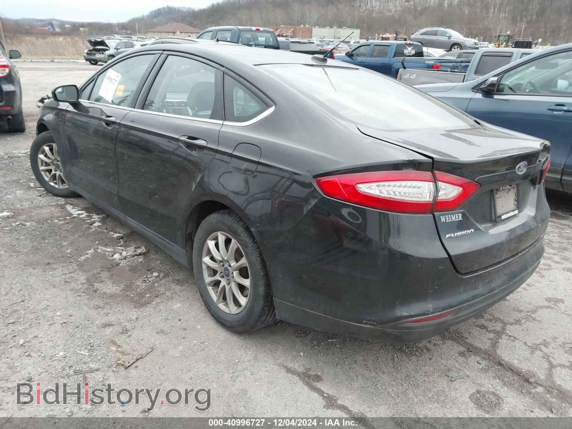 2015 FORD FUSION - VIN: 1FA6P0G74F5111161 - Фото 3