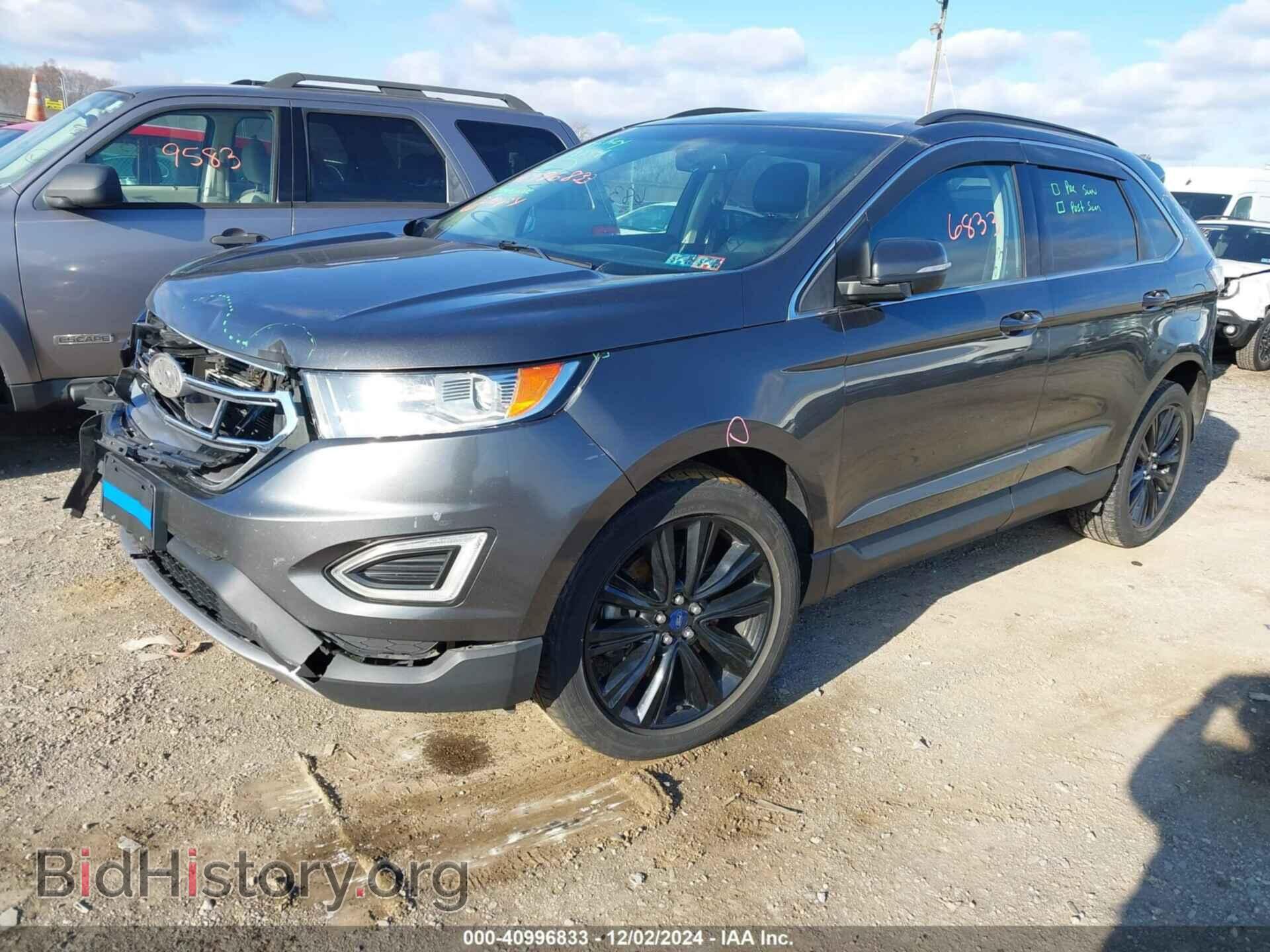 2015 FORD EDGE - VIN: 2FMTK4J83FBB62193 - Фото 2
