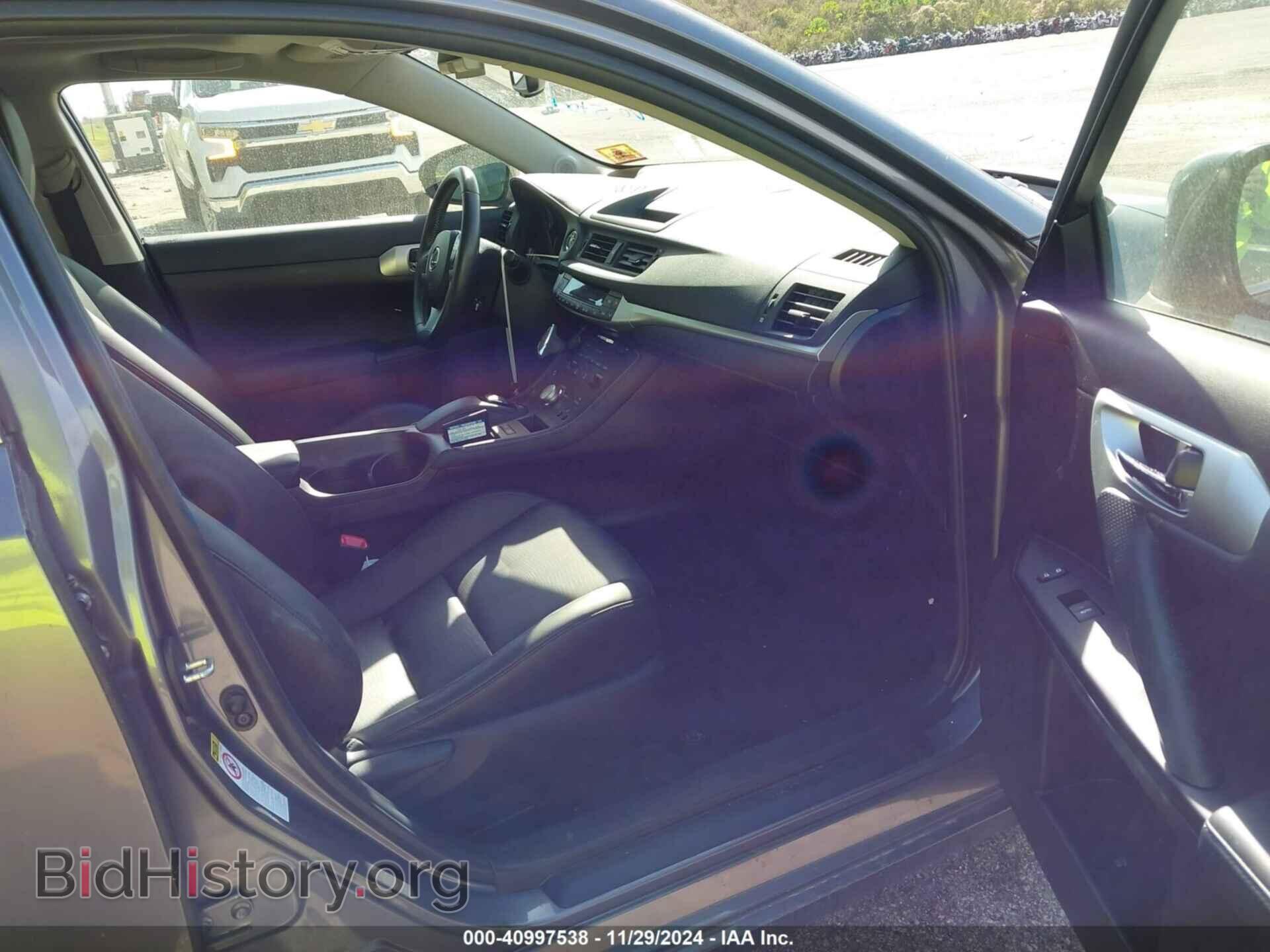 2012 LEXUS CT 200H - VIN: JTHKD5BH3C2106673 - Фото 5
