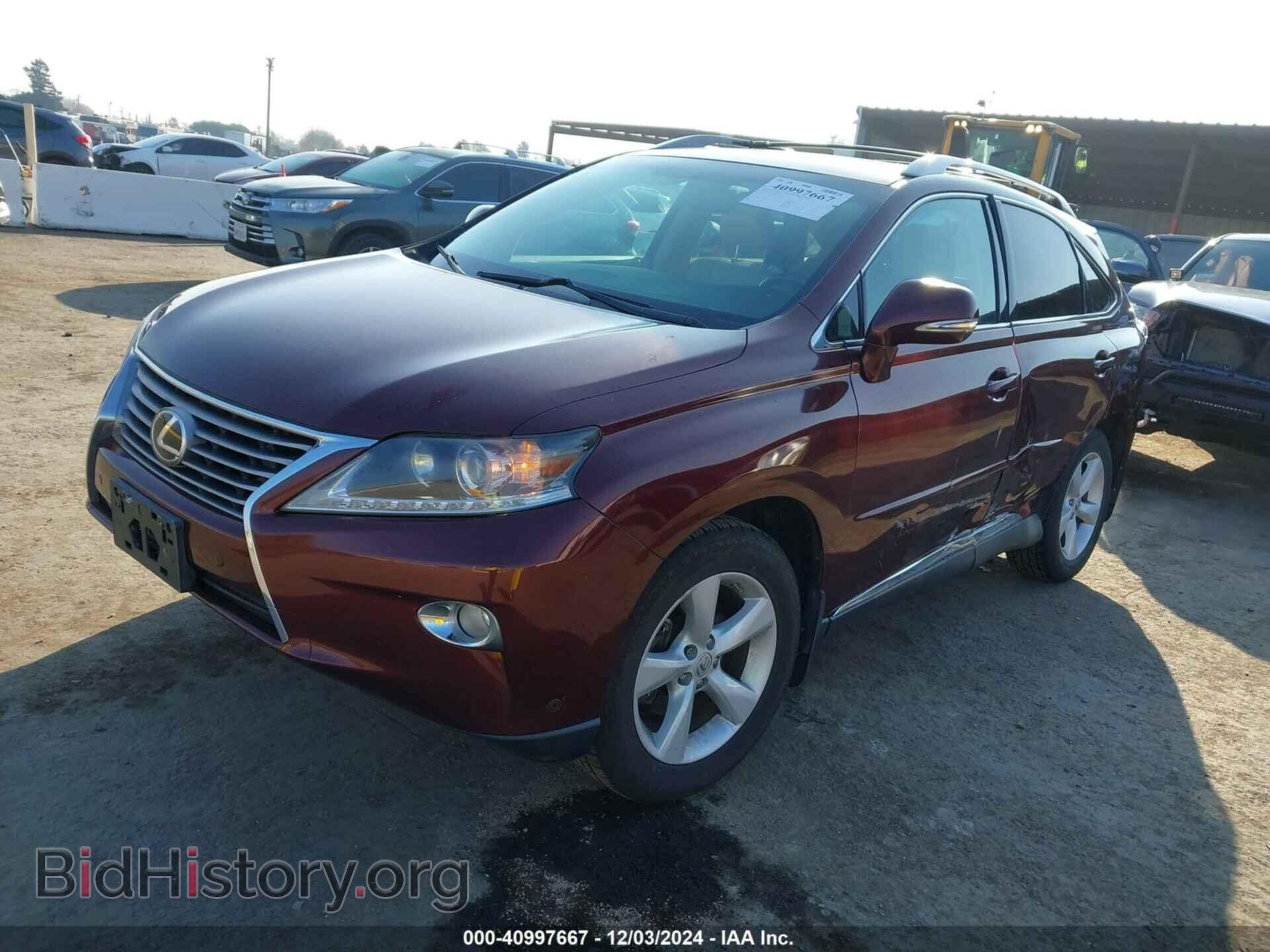 2013 LEXUS RX 350 - VIN: 2T2BK1BAXDC181713 - Фото 2