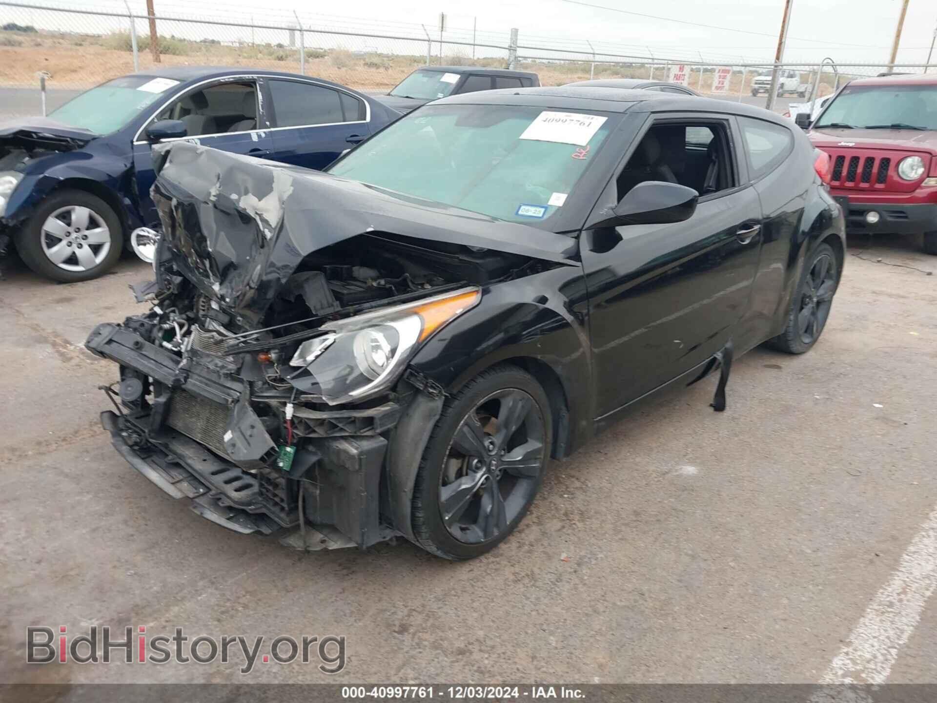 2017 HYUNDAI VELOSTER - VIN: KMHTC6AD4HU319197 - Фото 2