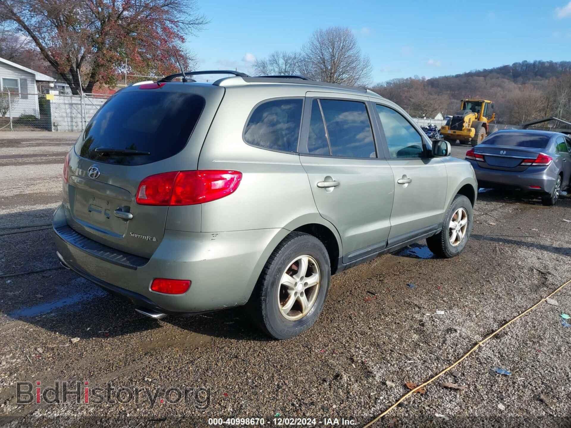2007 HYUNDAI SANTA FE - VIN: 5NMSG13D87H125962 - Фото 4