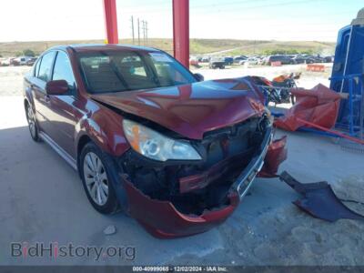 2011 Subaru LEGACY 2.5I Limited, красный — VIN 4S3BMBK66B3258955, IAAI