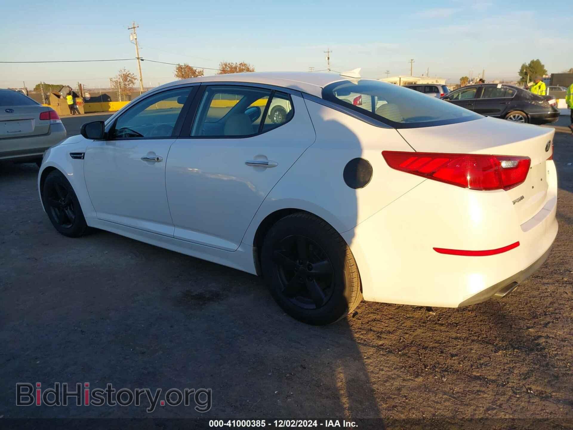 2015 KIA OPTIMA - VIN: KNAGM4A70F5642426 - Фото 3