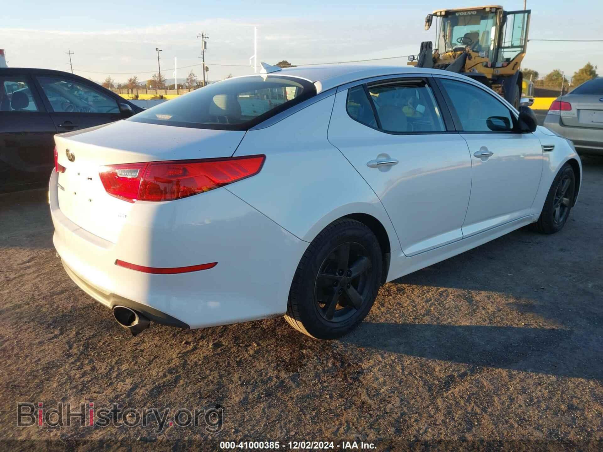 2015 KIA OPTIMA - VIN: KNAGM4A70F5642426 - Фото 4