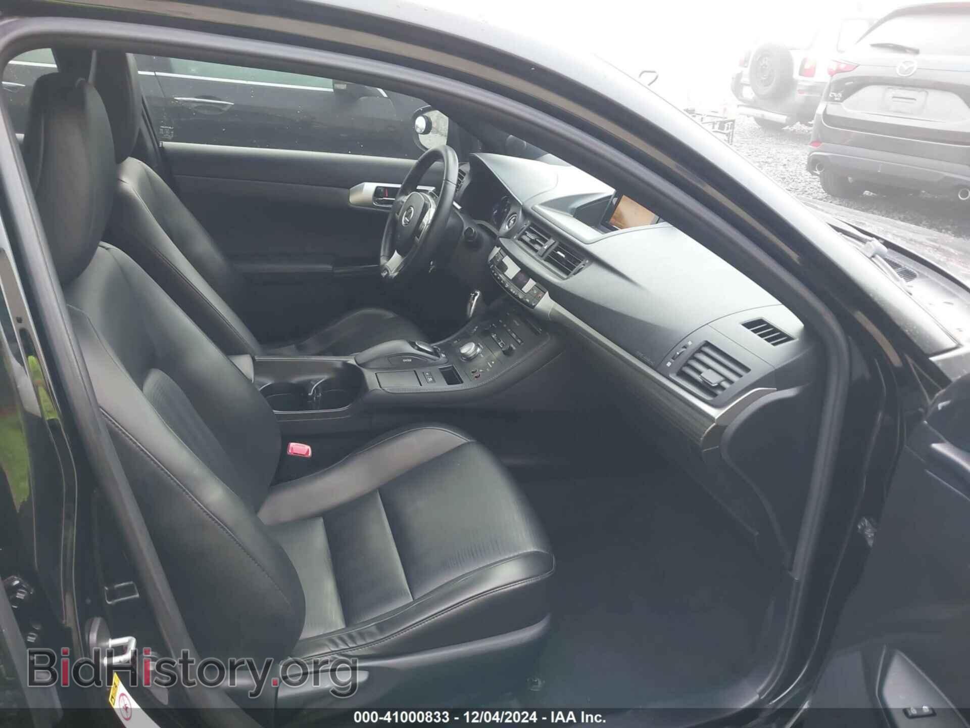 2012 LEXUS CT 200H - VIN: JTHKD5BH7C2056876 - Фото 5