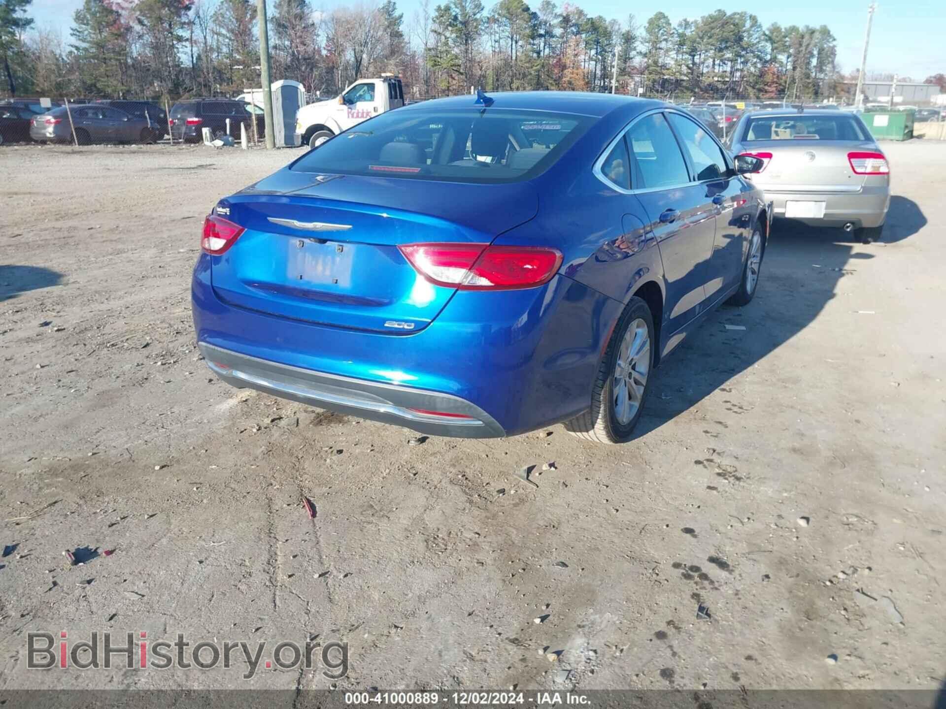 2016 CHRYSLER 200 - VIN: 1C3CCCAB7GN130431 - Фото 4