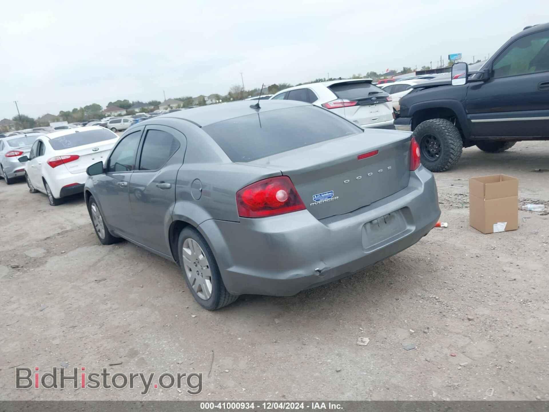 2013 DODGE AVENGER - VIN: 1C3CDZAB2DN711590 - Фото 3