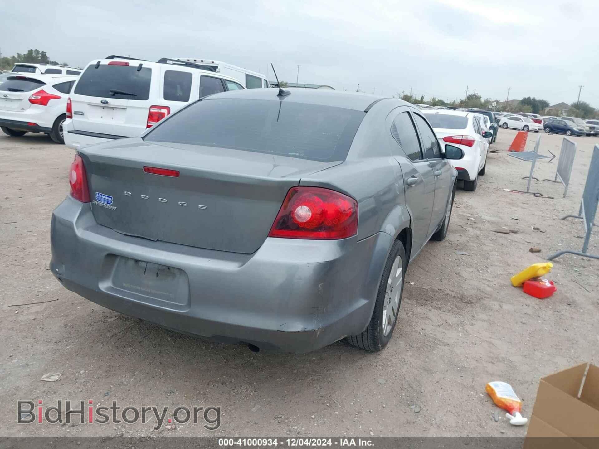 2013 DODGE AVENGER - VIN: 1C3CDZAB2DN711590 - Фото 4