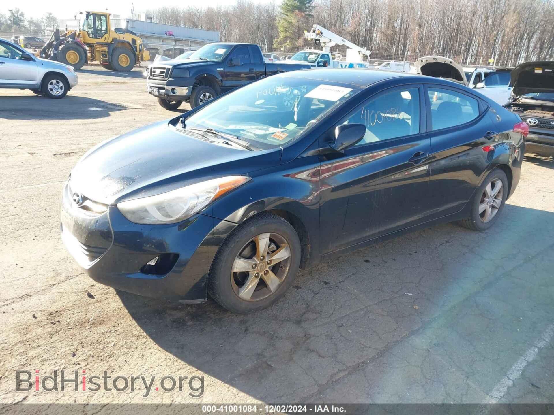2011 HYUNDAI ELANTRA - VIN: 5NPDH4AEXBH014375 - Фото 2