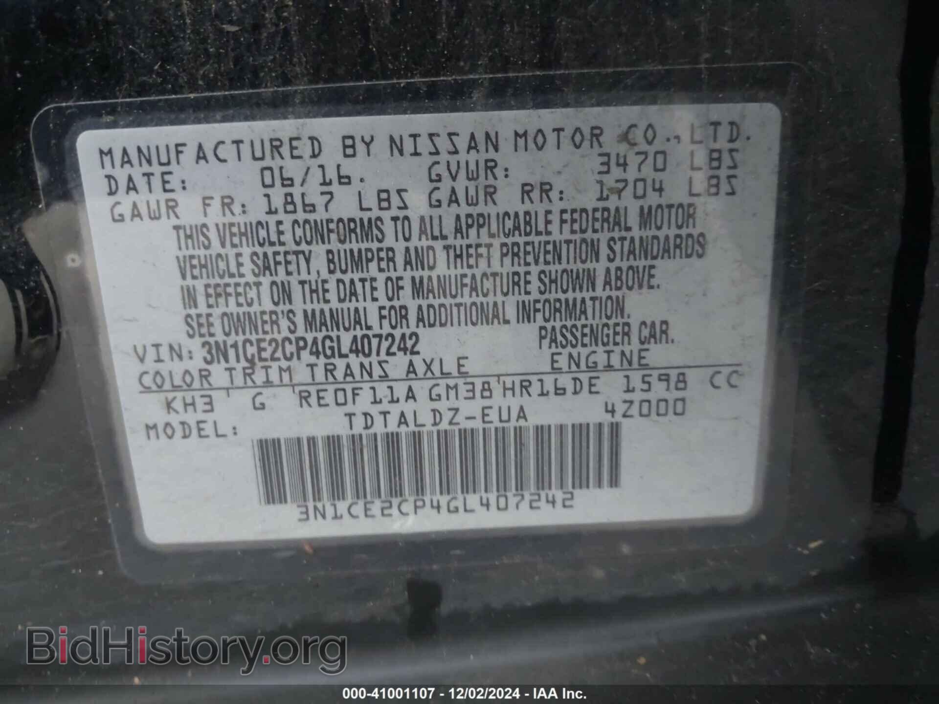 2016 NISSAN VERSA NOTE - VIN: 3N1CE2CP4GL407242 - Photo 9