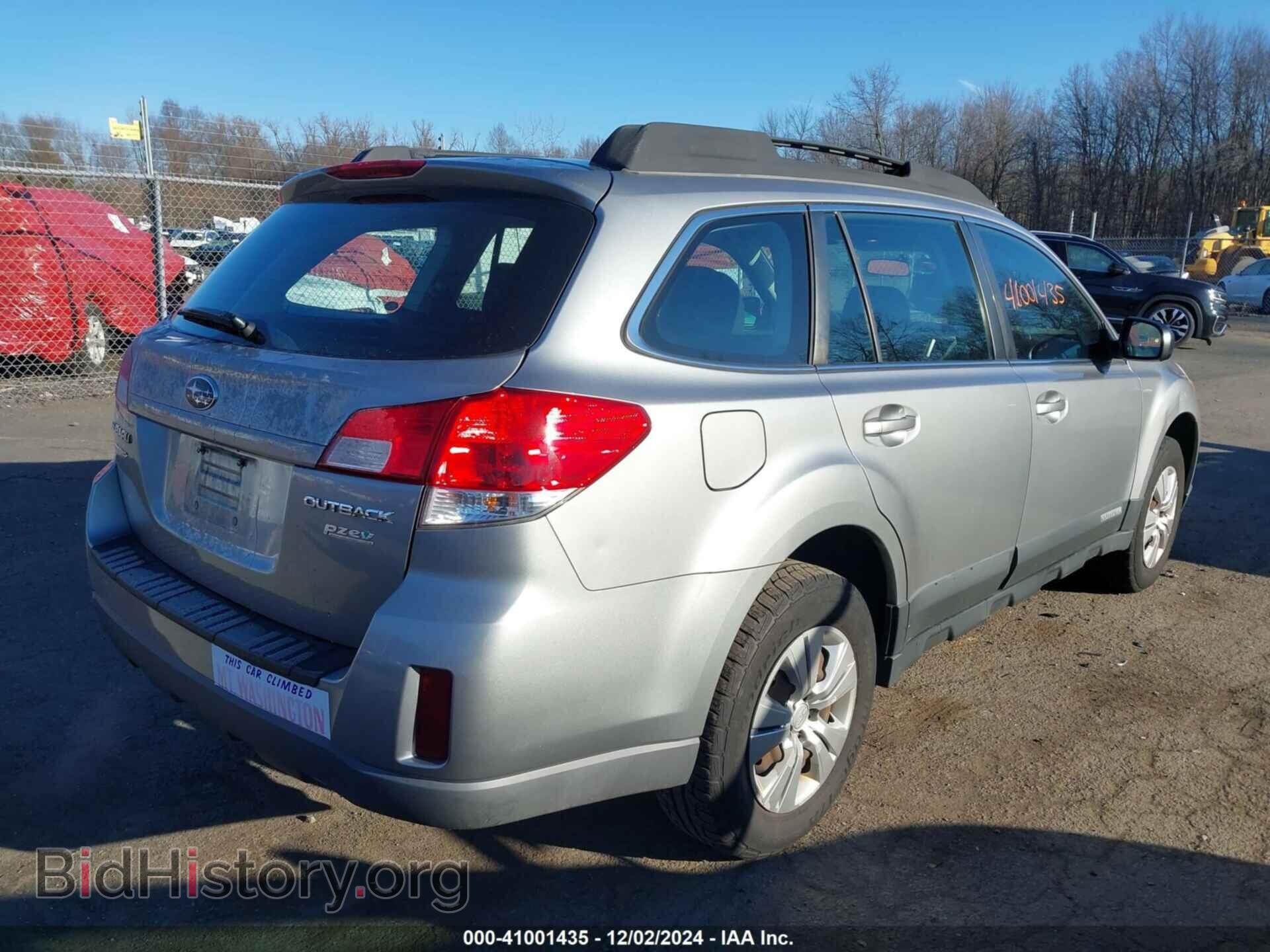 2011 SUBARU OUTBACK - VIN: 4S4BRBAC5B3365855 - Фото 4
