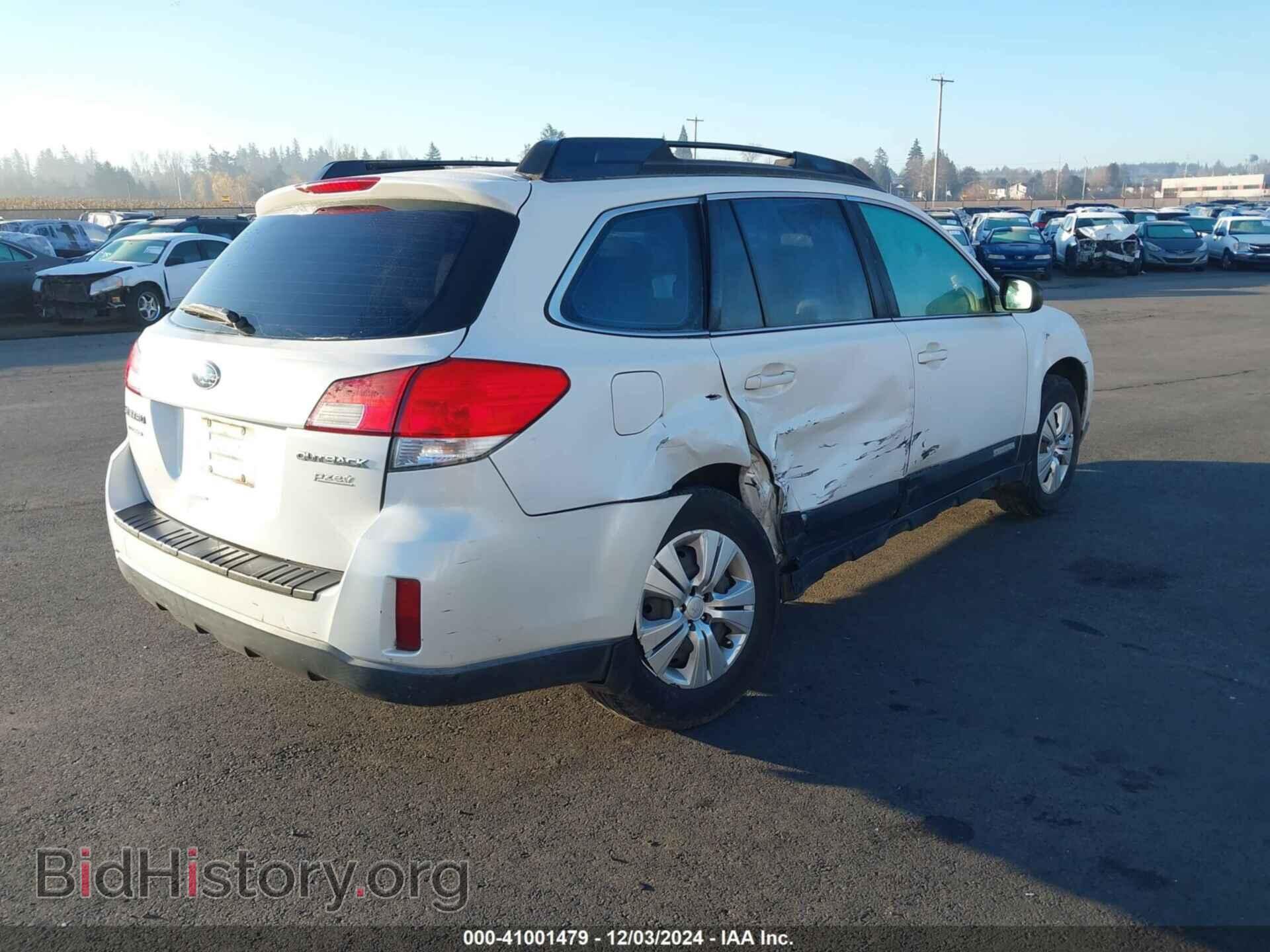 2012 SUBARU OUTBACK - VIN: 4S4BRBAC5C1208310 - Фото 4