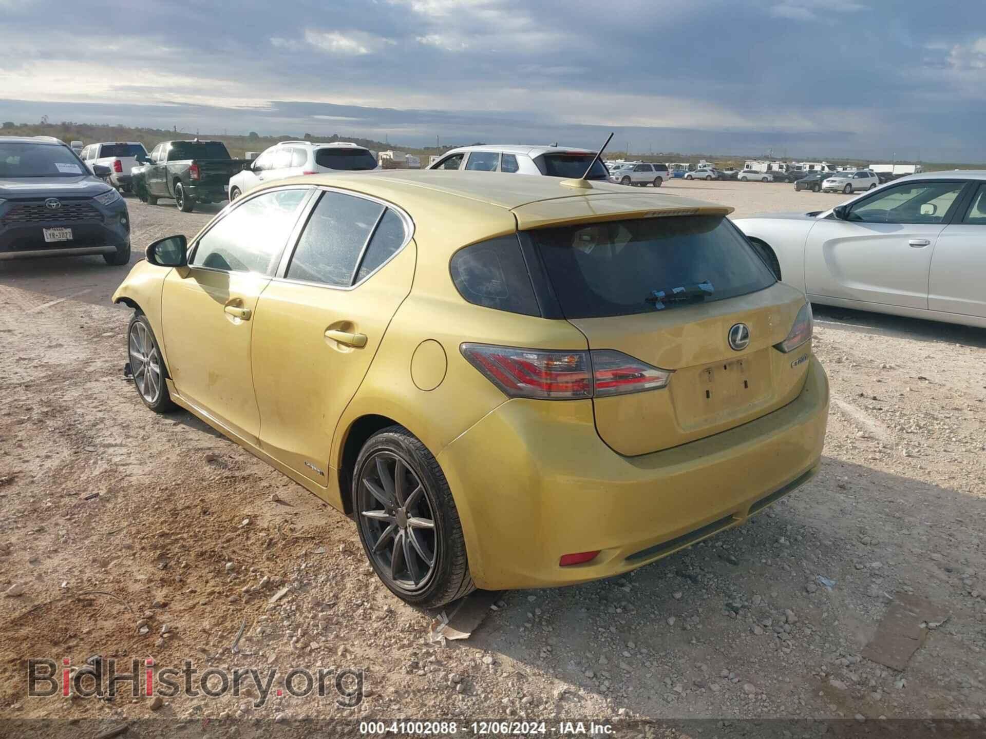 2011 LEXUS CT 200H - VIN: JTHKD5BH9B2014143 - Фото 3