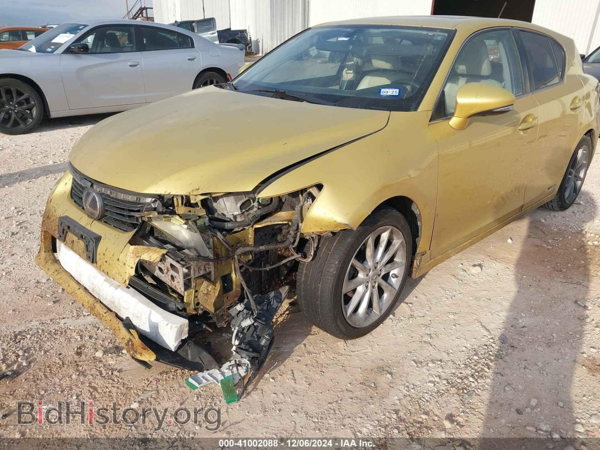 2011 LEXUS CT 200H - VIN: JTHKD5BH9B2014143 - Фото 6