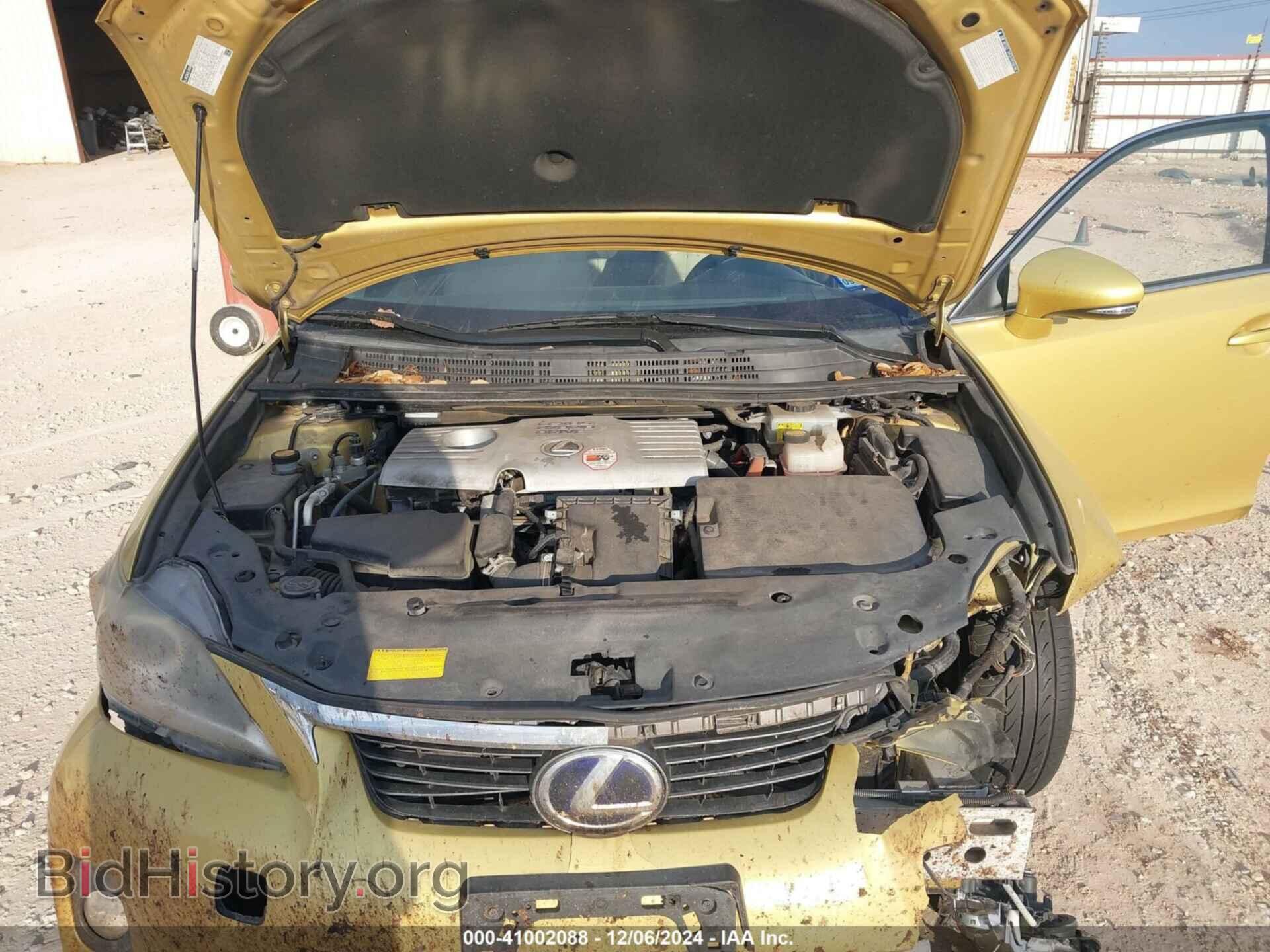 2011 LEXUS CT 200H - VIN: JTHKD5BH9B2014143 - Фото 10