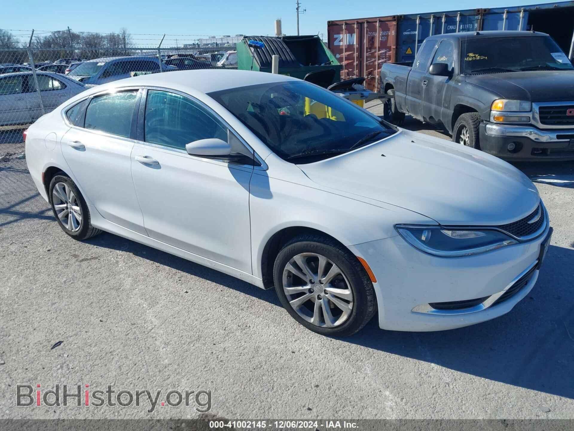 Фотография 1C3CCCAB9GN122041 - CHRYSLER 200 2016