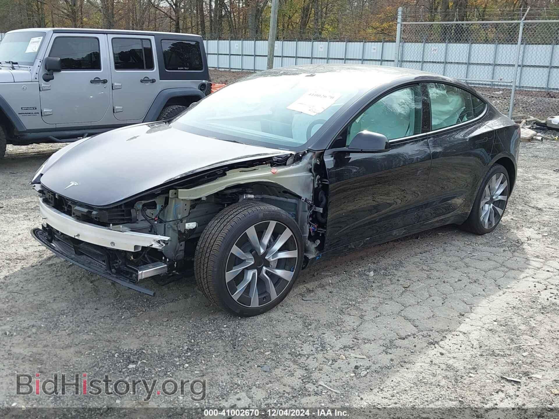 2024 TESLA MODEL 3 - VIN: 5YJ3E1EA9RF821831 - Фото 2
