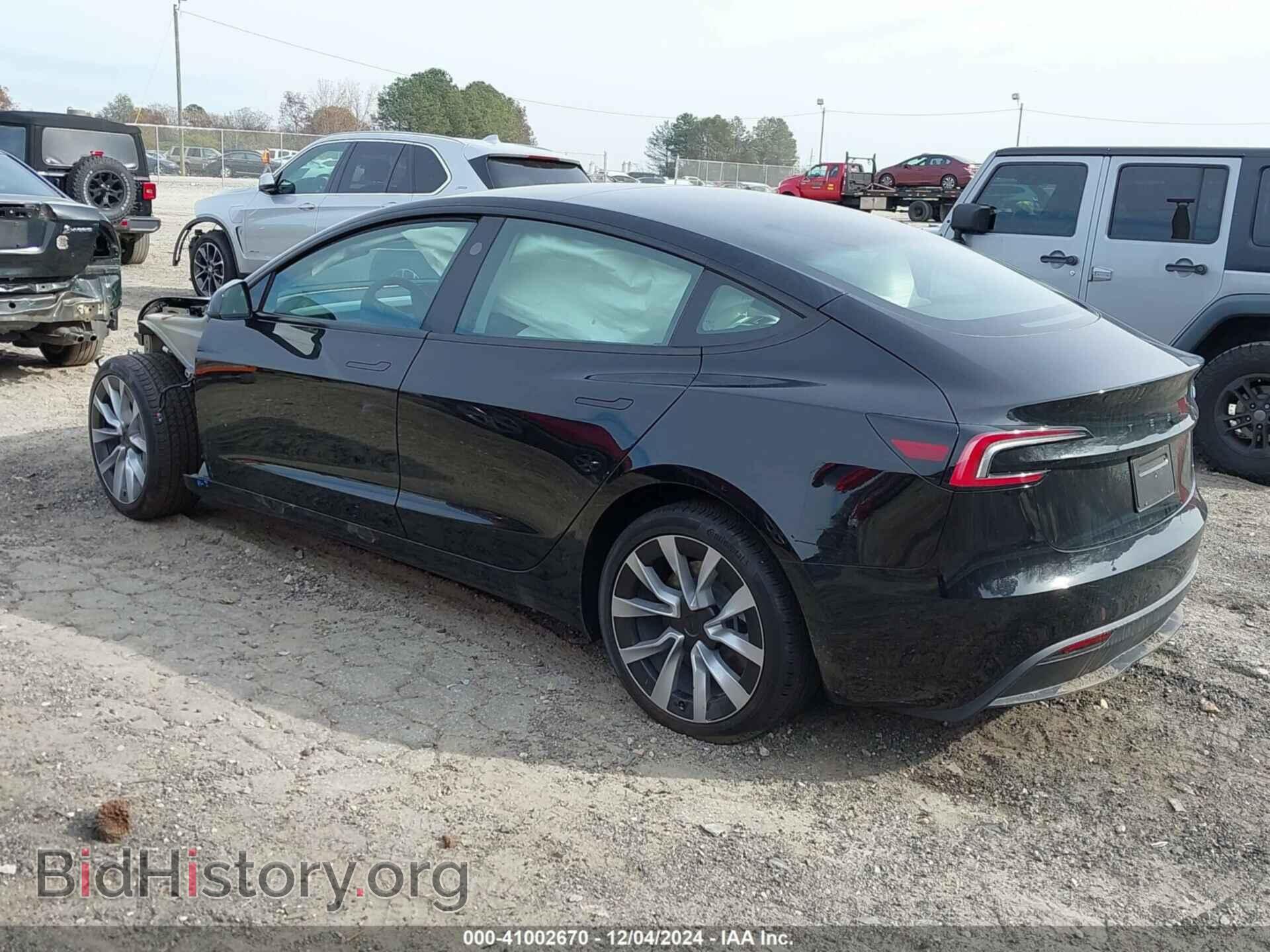 2024 TESLA MODEL 3 - VIN: 5YJ3E1EA9RF821831 - Фото 3
