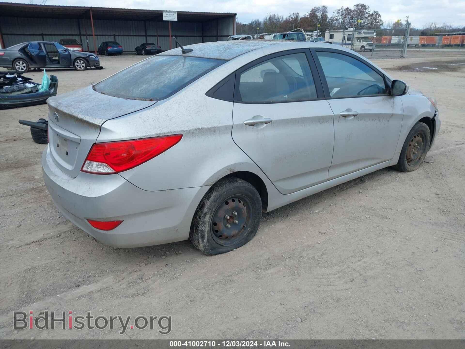 2013 HYUNDAI ACCENT - VIN: KMHCT4AE7DU462135 - Фото 4