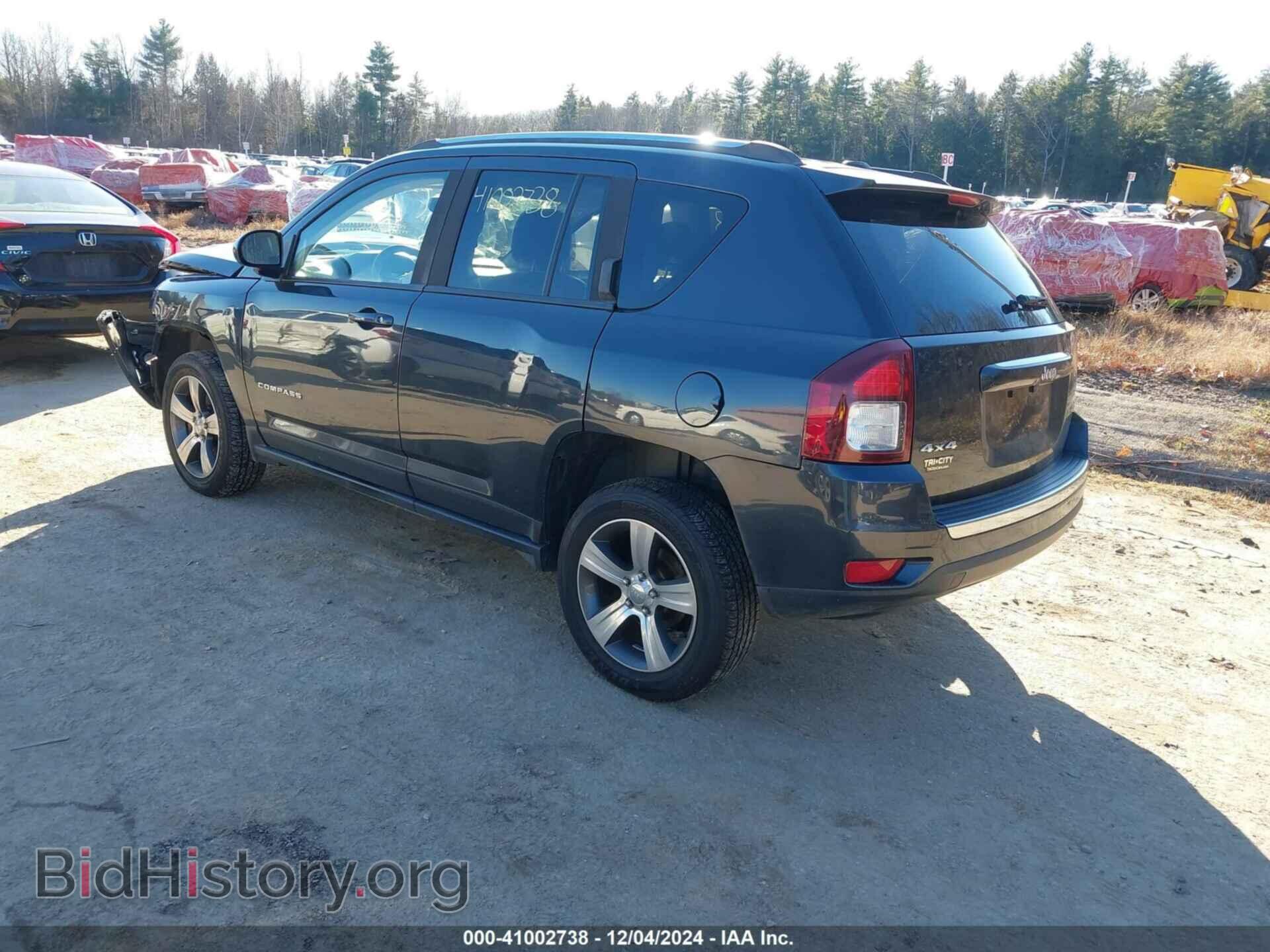 2016 JEEP COMPASS - VIN: 1C4NJDEB5GD587884 - Фото 3