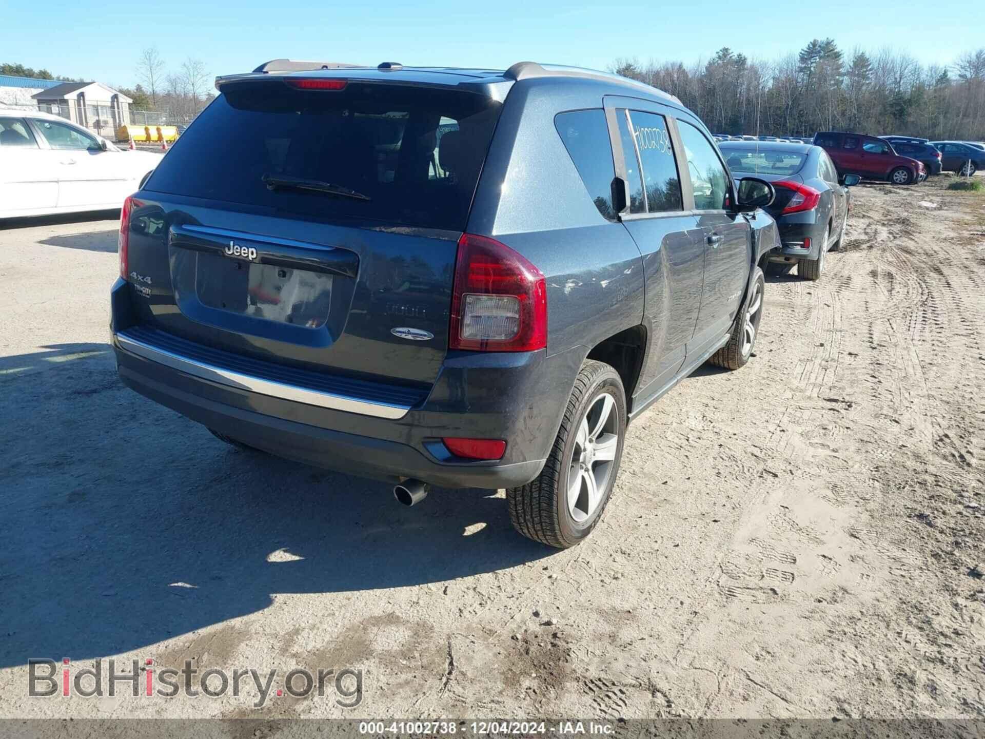 2016 JEEP COMPASS - VIN: 1C4NJDEB5GD587884 - Фото 4