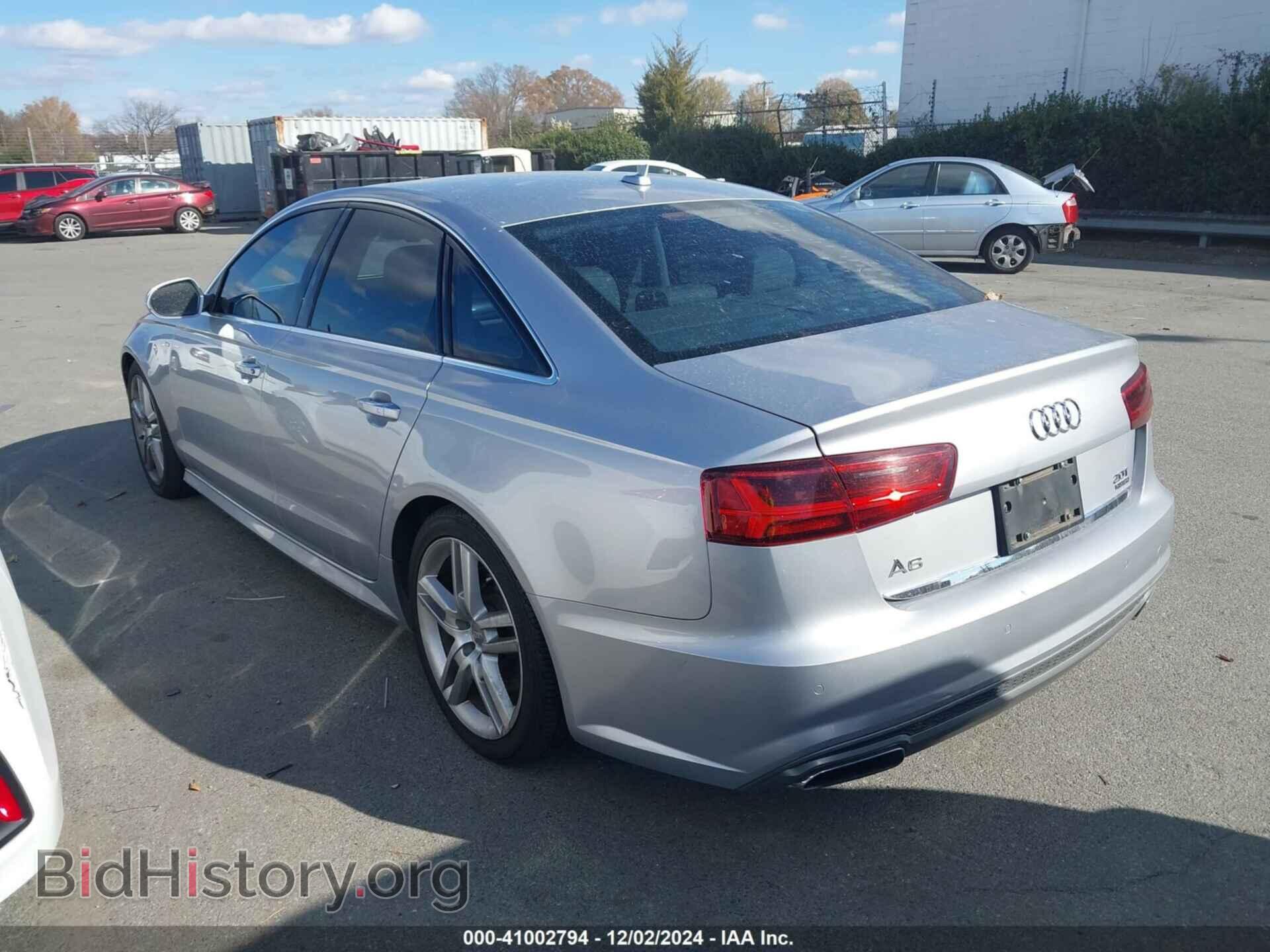 2016 AUDI A6 - VIN: WAUGFAFC1GN094193 - Фото 3