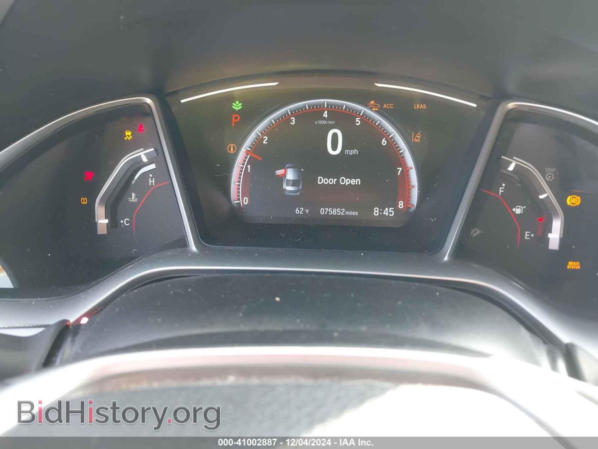 2019 HONDA CIVIC - VIN: 2HGFC2F86KH539197 - Фото 7