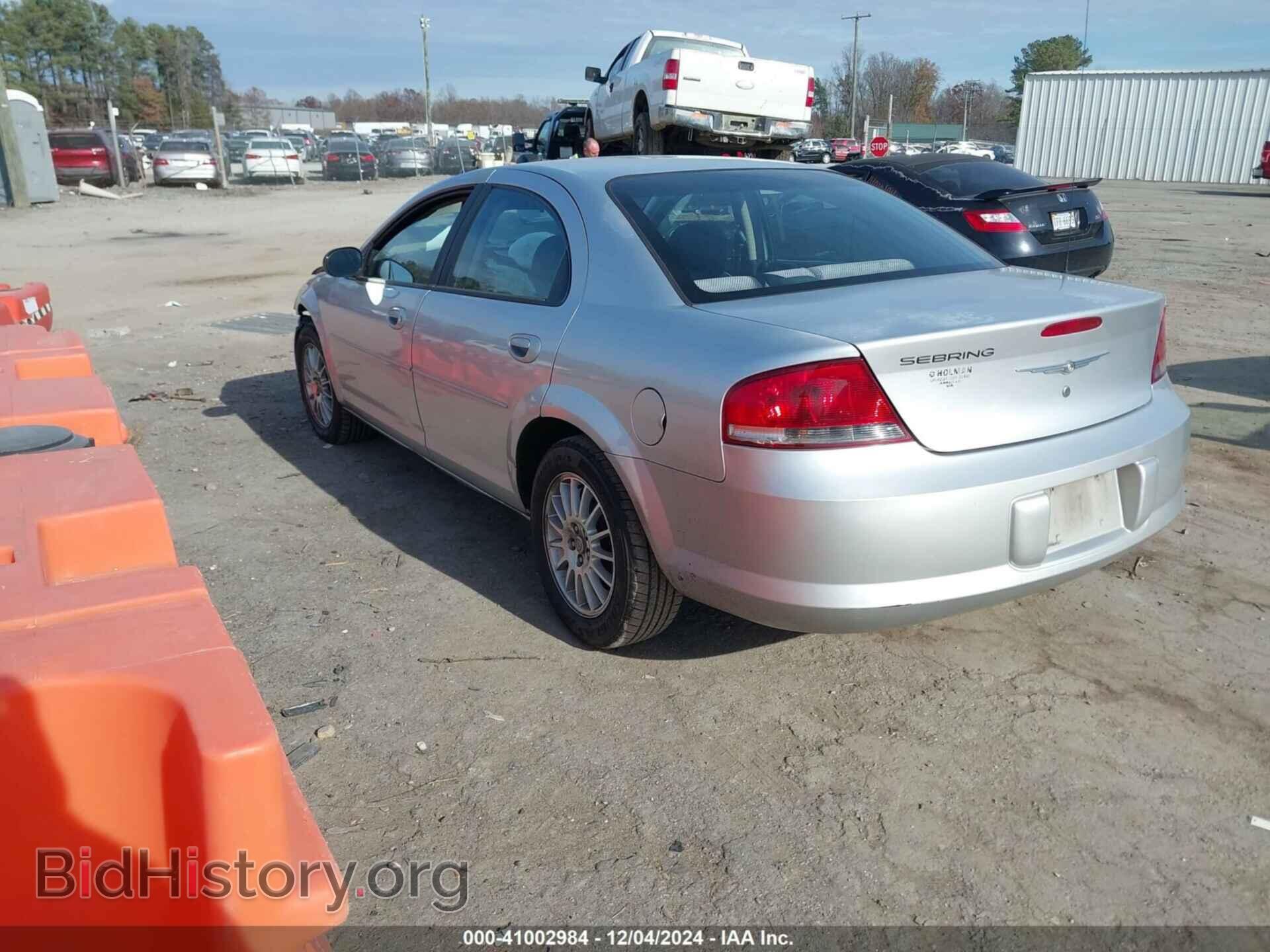 2005 CHRYSLER SEBRING - VIN: 1C3EL46X25N664873 - Фото 3