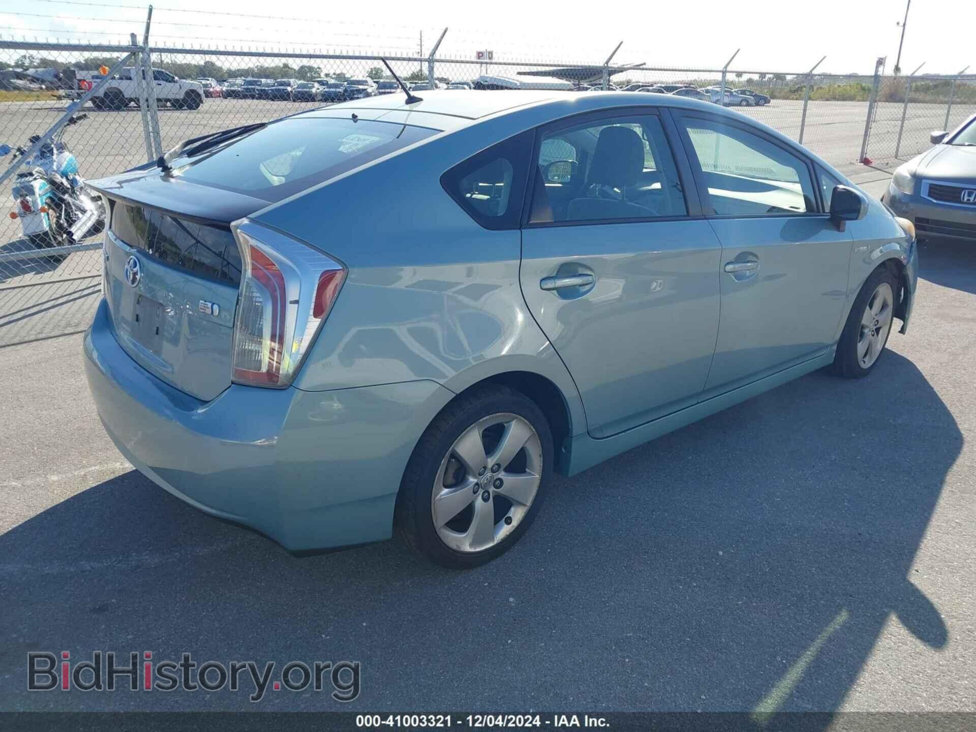 2013 TOYOTA PRIUS - VIN: JTDKN3DU7D5653507 - Фото 4