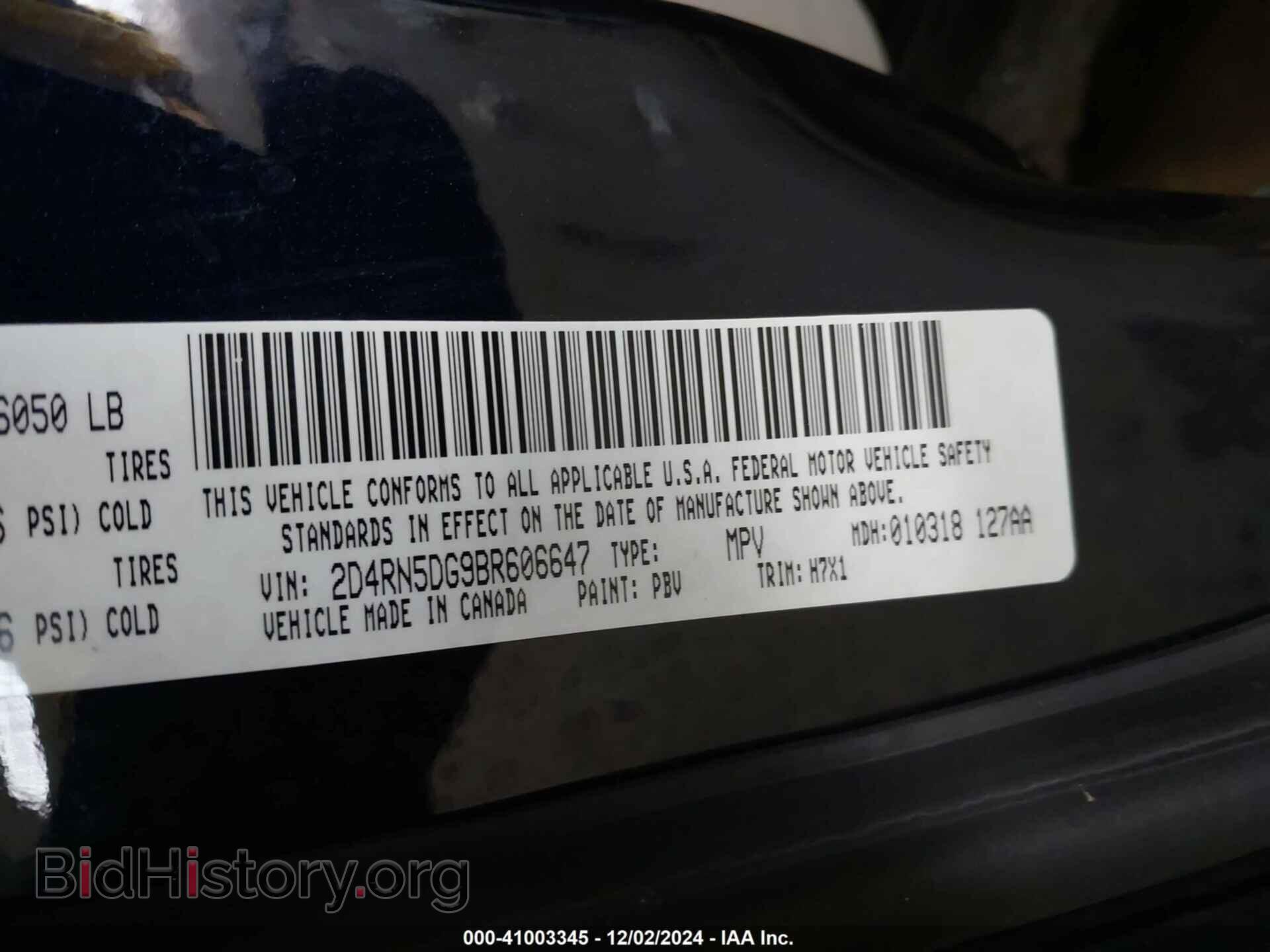 2011 DODGE GRAND CARAVAN - VIN: 2D4RN5DG9BR606647 - Фото 9