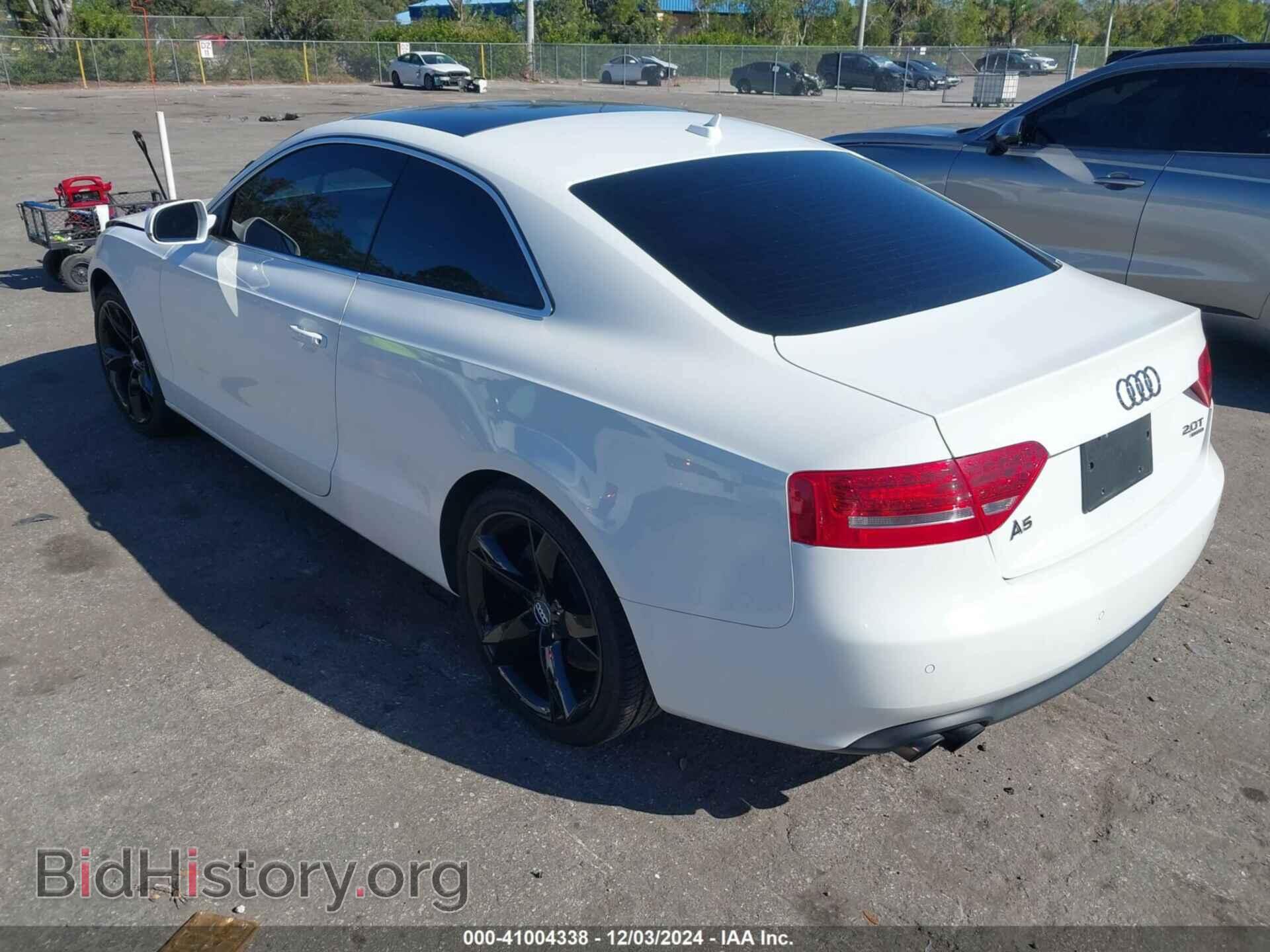 2012 AUDI A5 - VIN: WAULFAFR5CA045471 - Фото 3