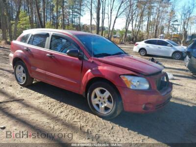 2007 Dodge CALIBER SXT, red — VIN 1B3HB48B97D558668, IAAI